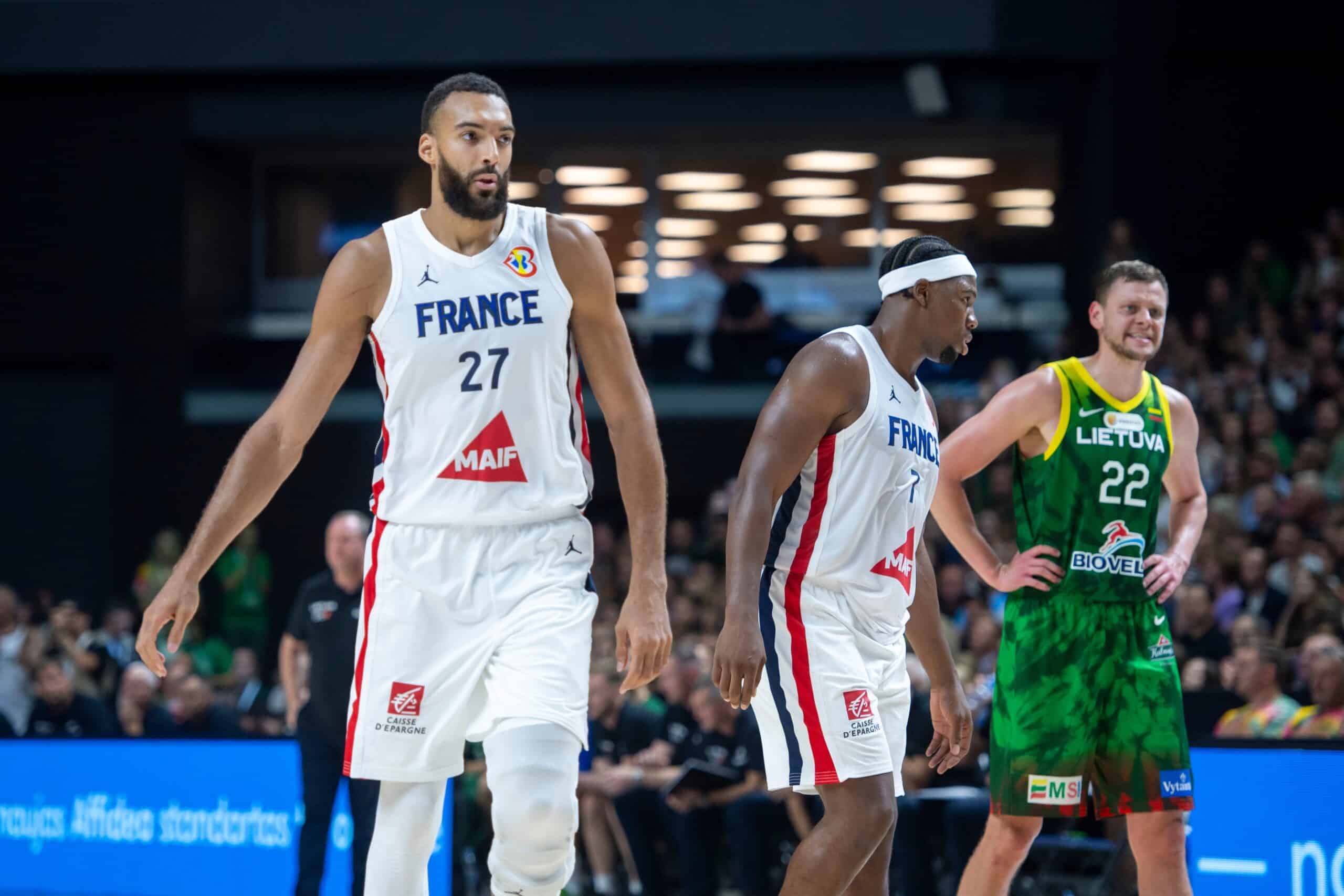 France Men's Basketball Team Rudy Gobert