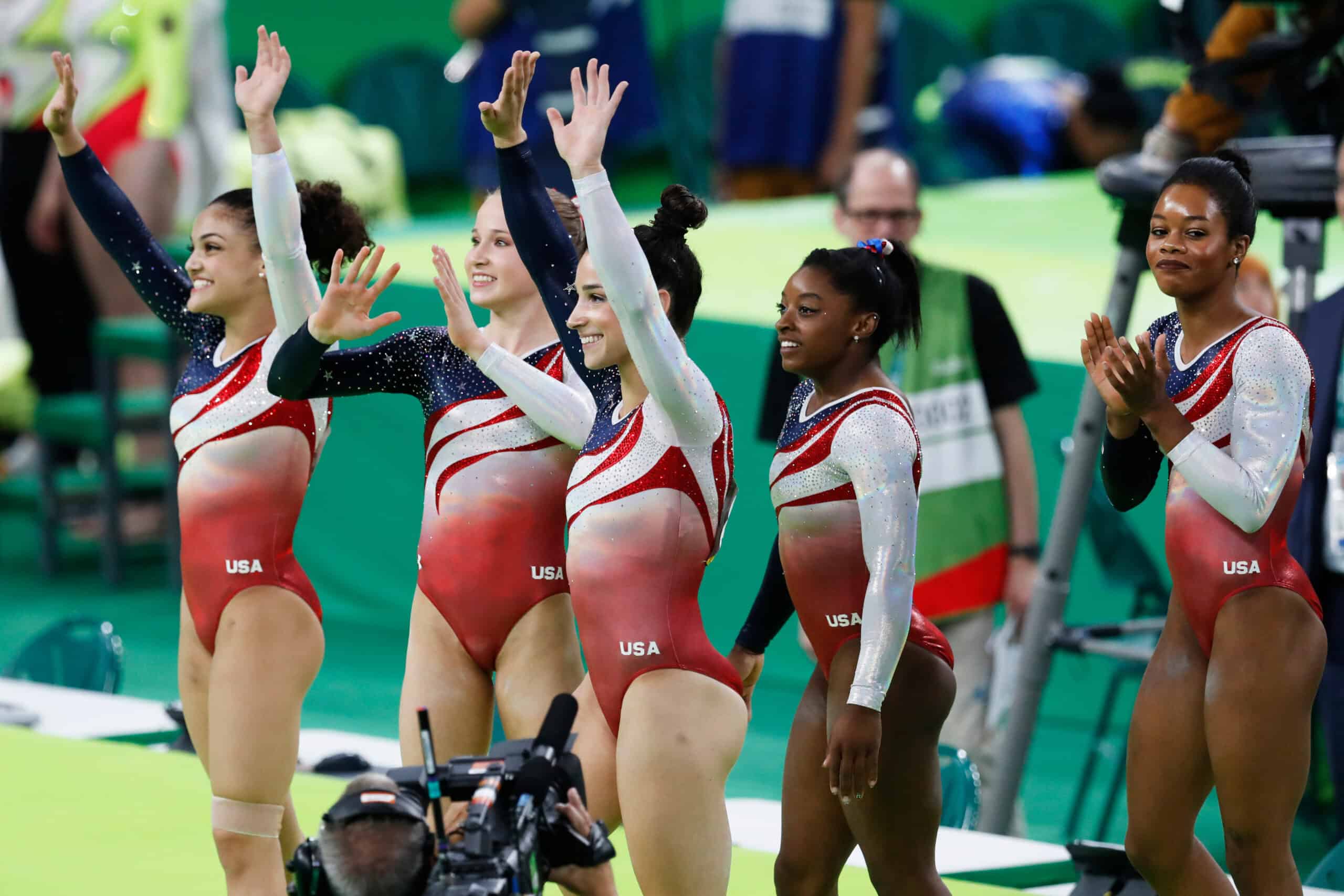 Simone Biles and Gabby Douglas