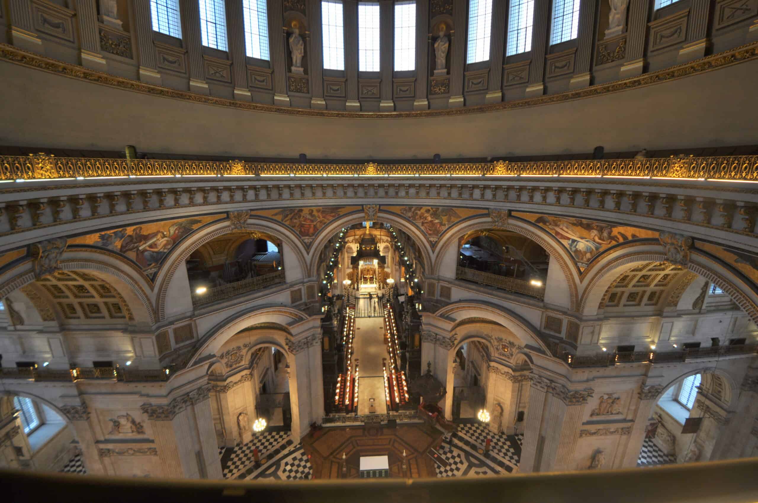 The Whispering Gallery of St. Paul's Cathedral, London, England