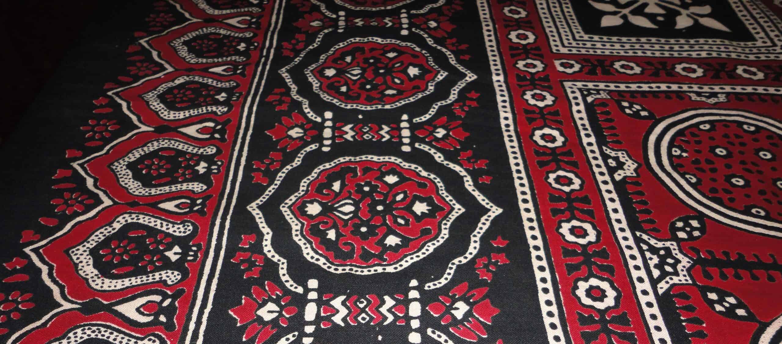 Ajrak Printing (Sindhi Block Printing)