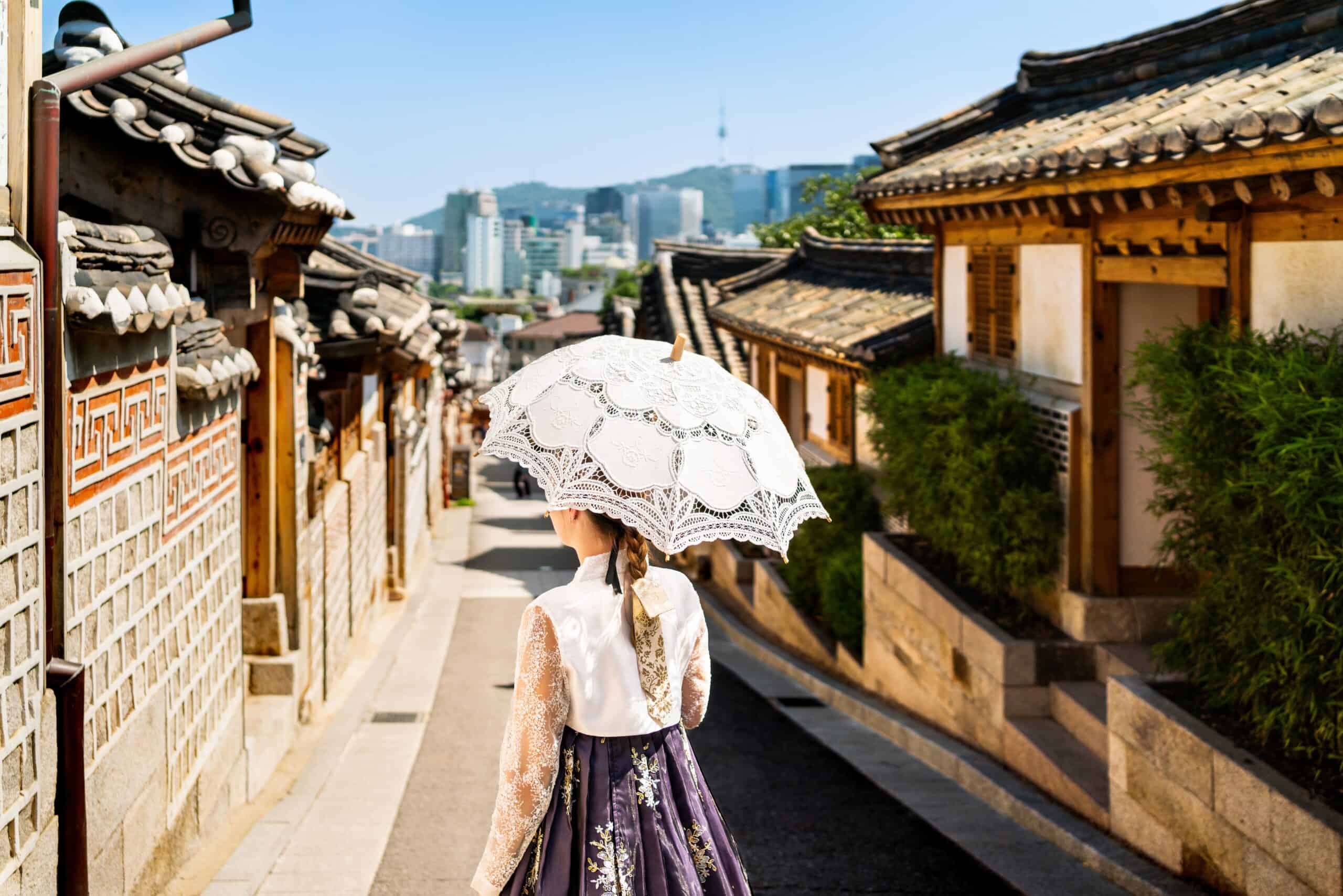 Bukchon Hanok Village, Seoul, South Korea