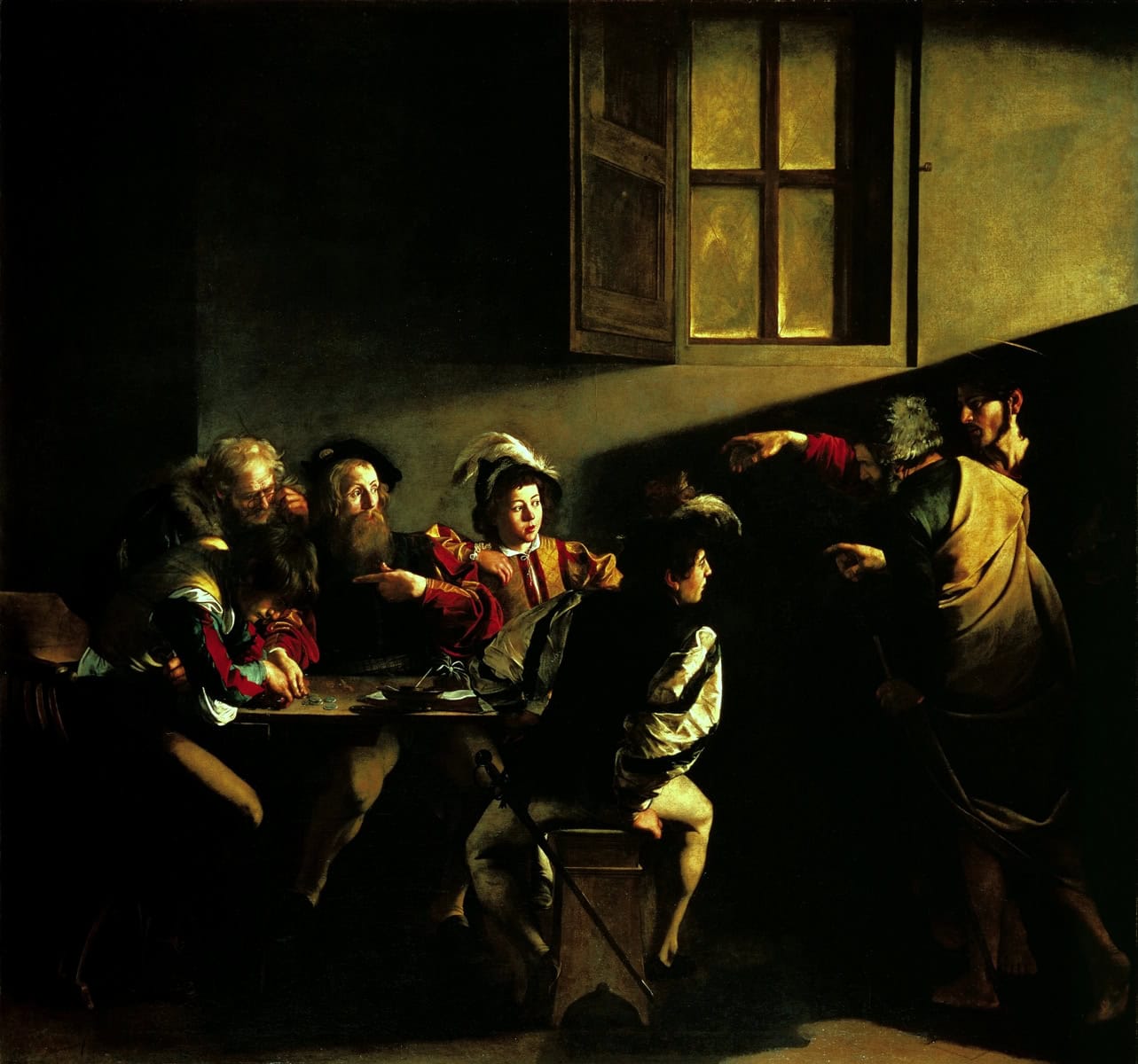 Caravaggio’s The Calling of St. Matthew