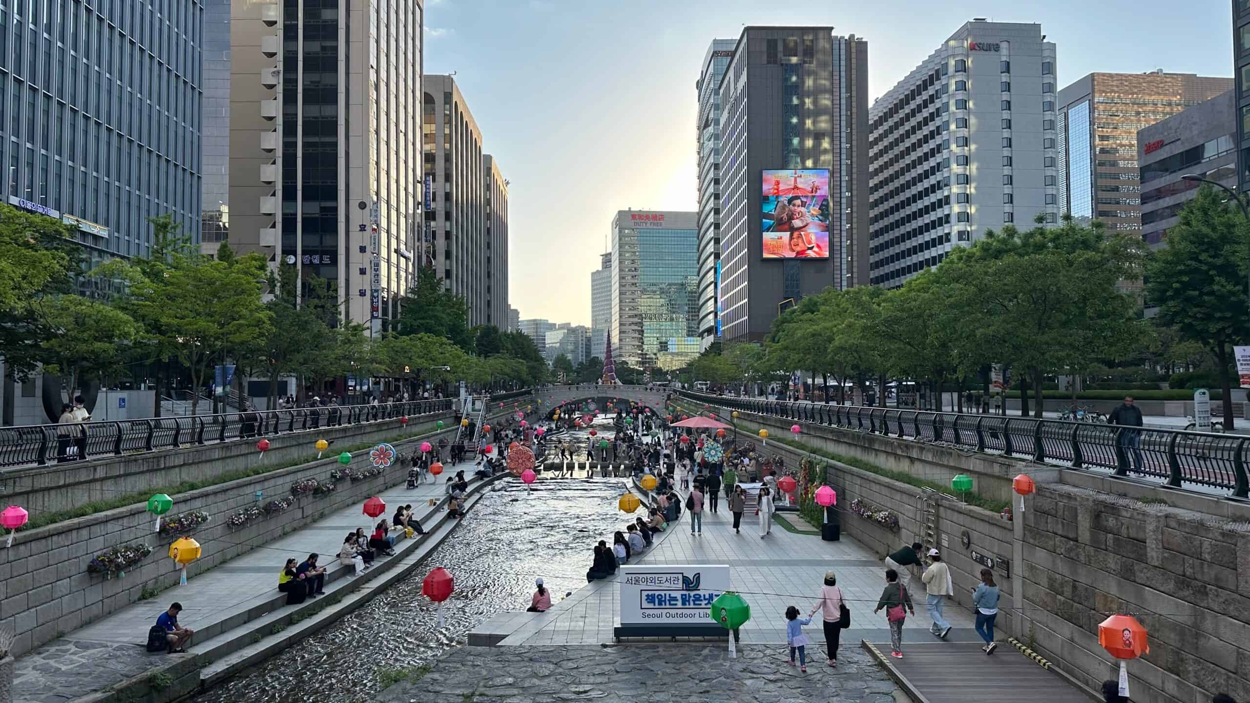 Cheonggyecheon Stream, Seoul, South Korea