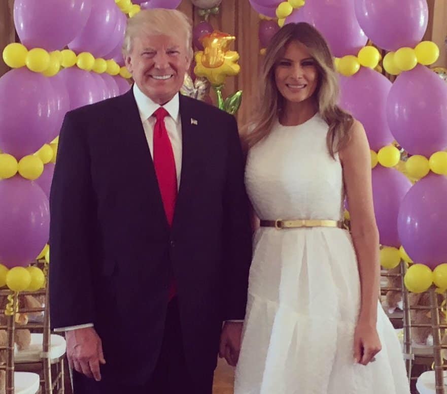 Donald Trump and Melania Knauss