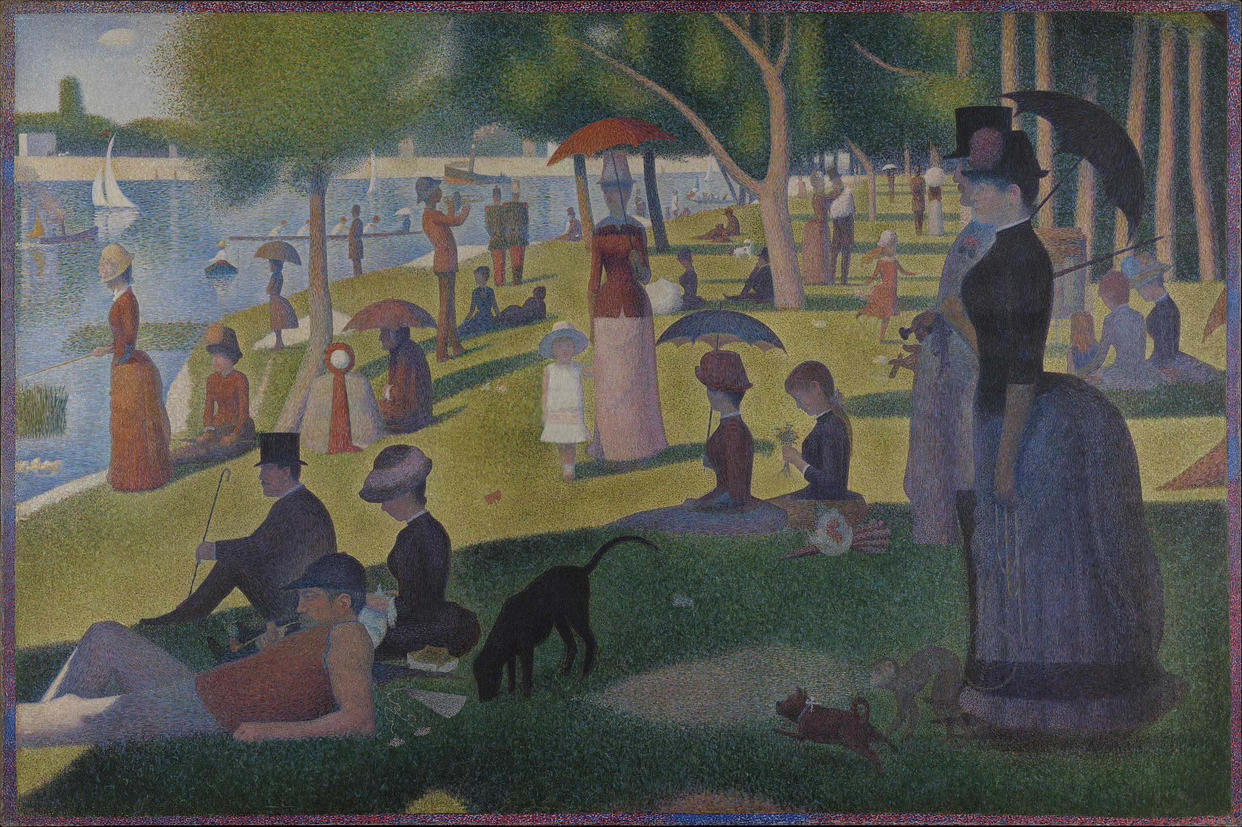 Georges Seurat’s A Sunday Afternoon on the Island of La Grande Jatte