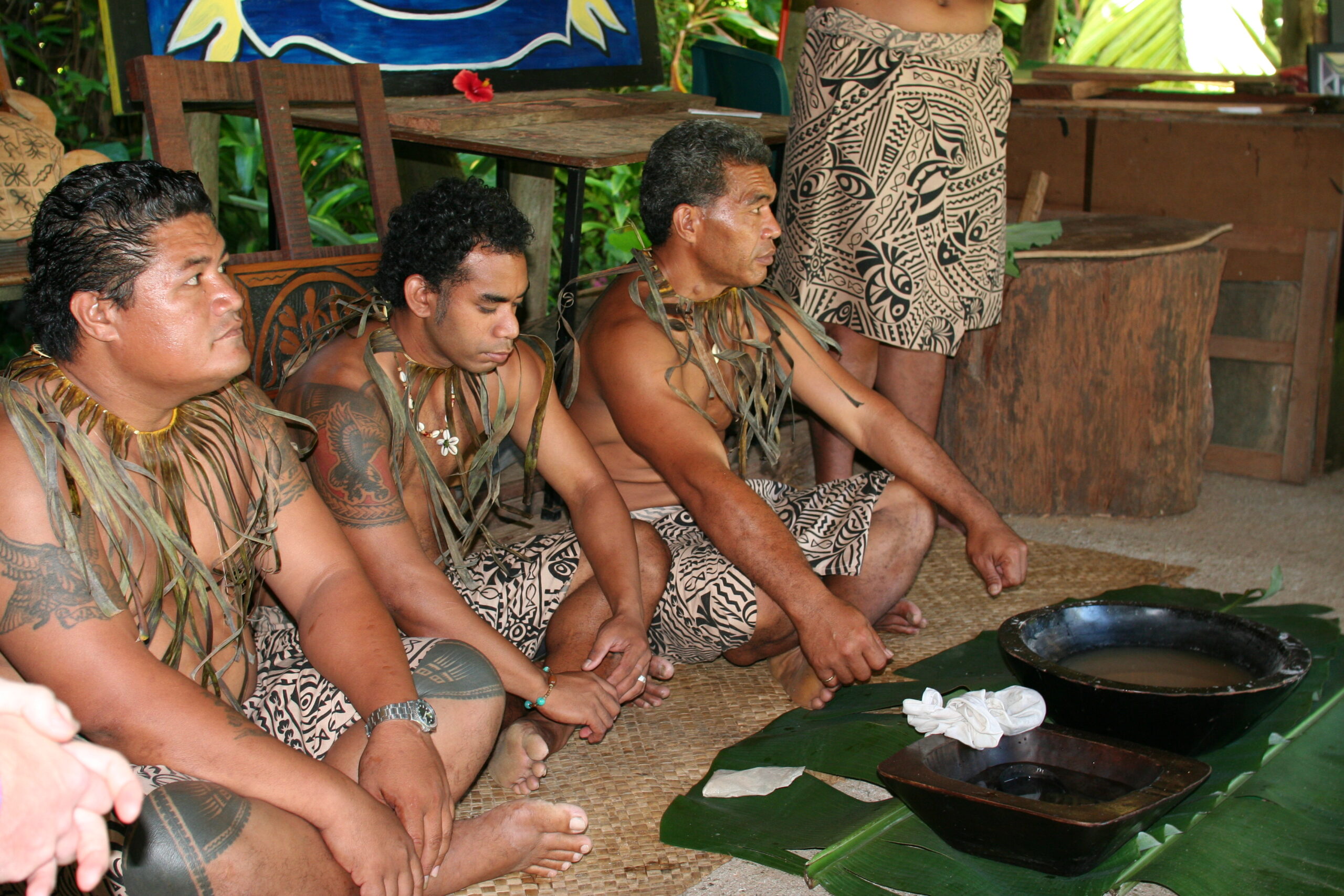 Kava Drinking Ceremony (Pacific Islanders, Fiji)