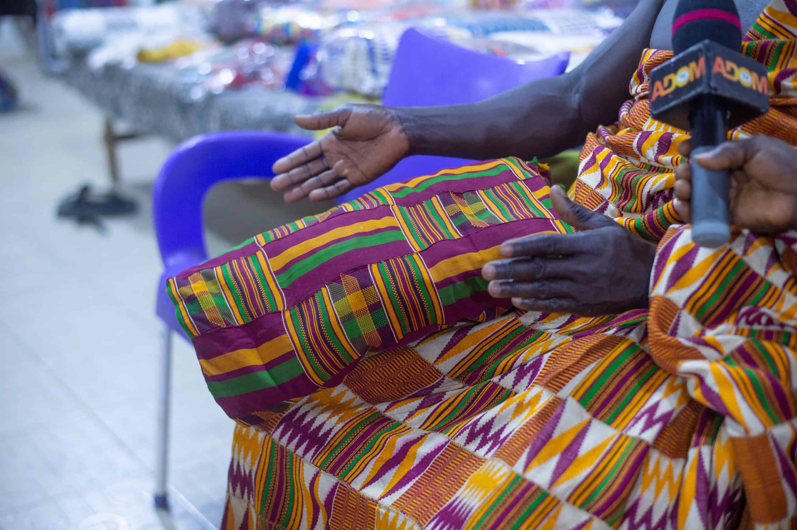 Kente Cloth Weaving (Ghanaian Textile Art)