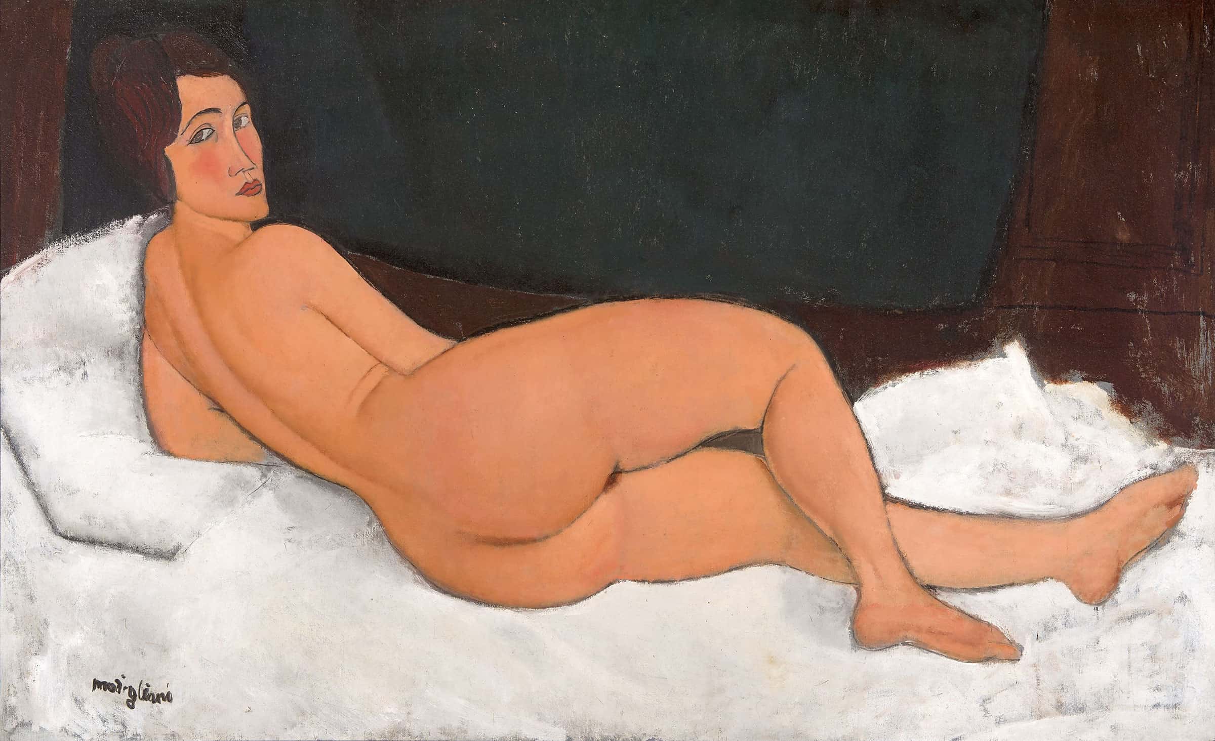 "Nu couché" by Amedeo Modigliani