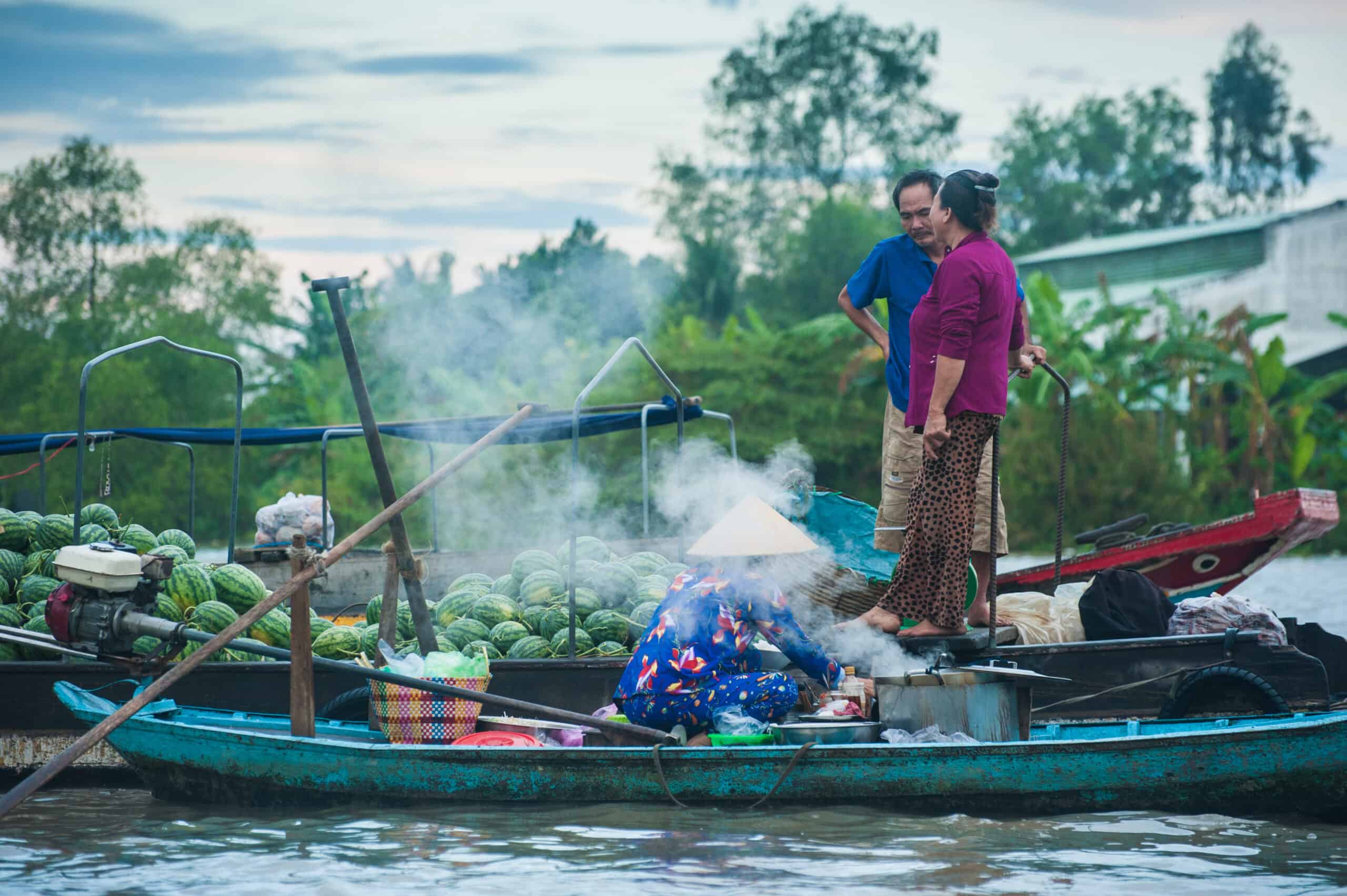 Phung Hiep Floating Market, Vietnam