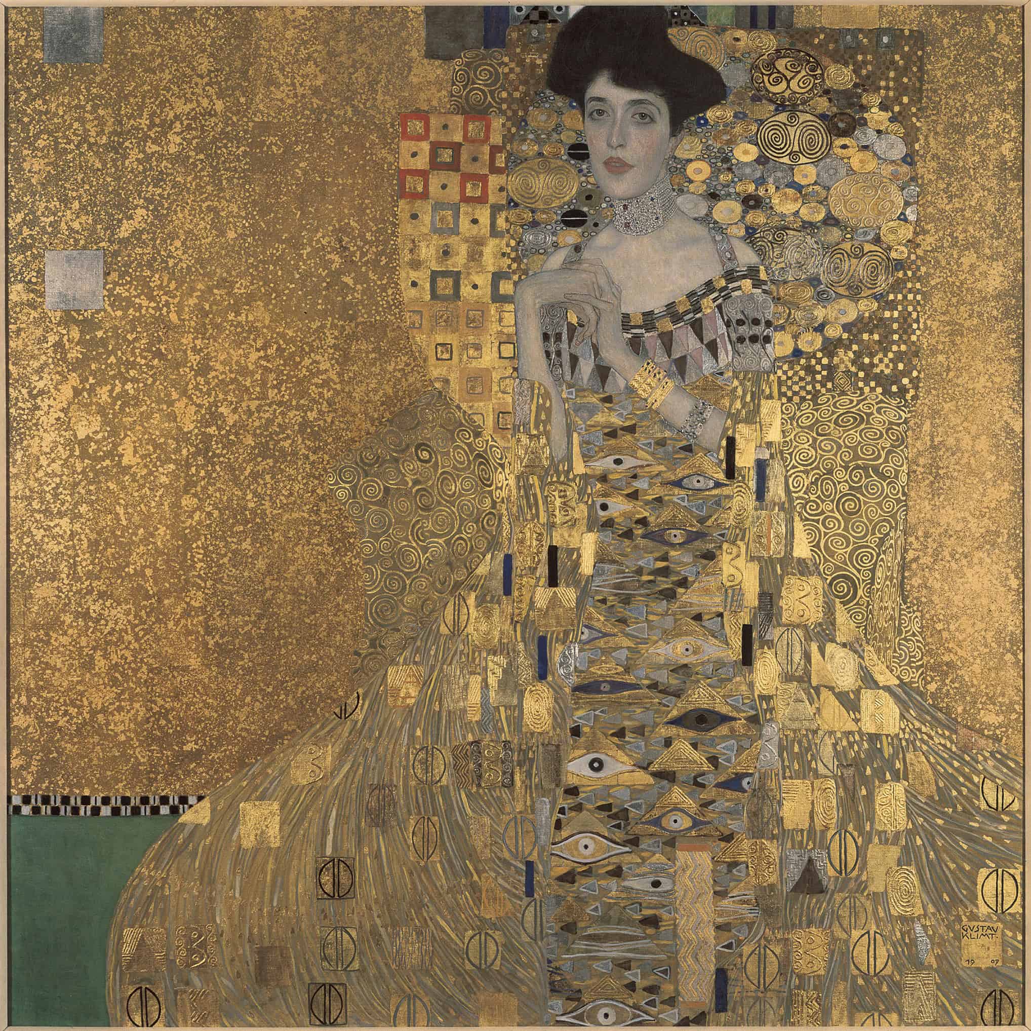 "Portrait of Adele Bloch-Bauer I" by Gustav Klimt