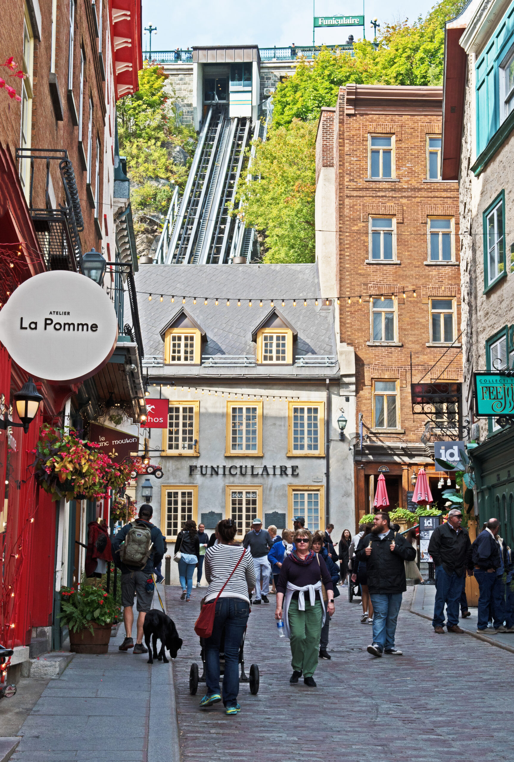 Quebec City's Petit Champlain District