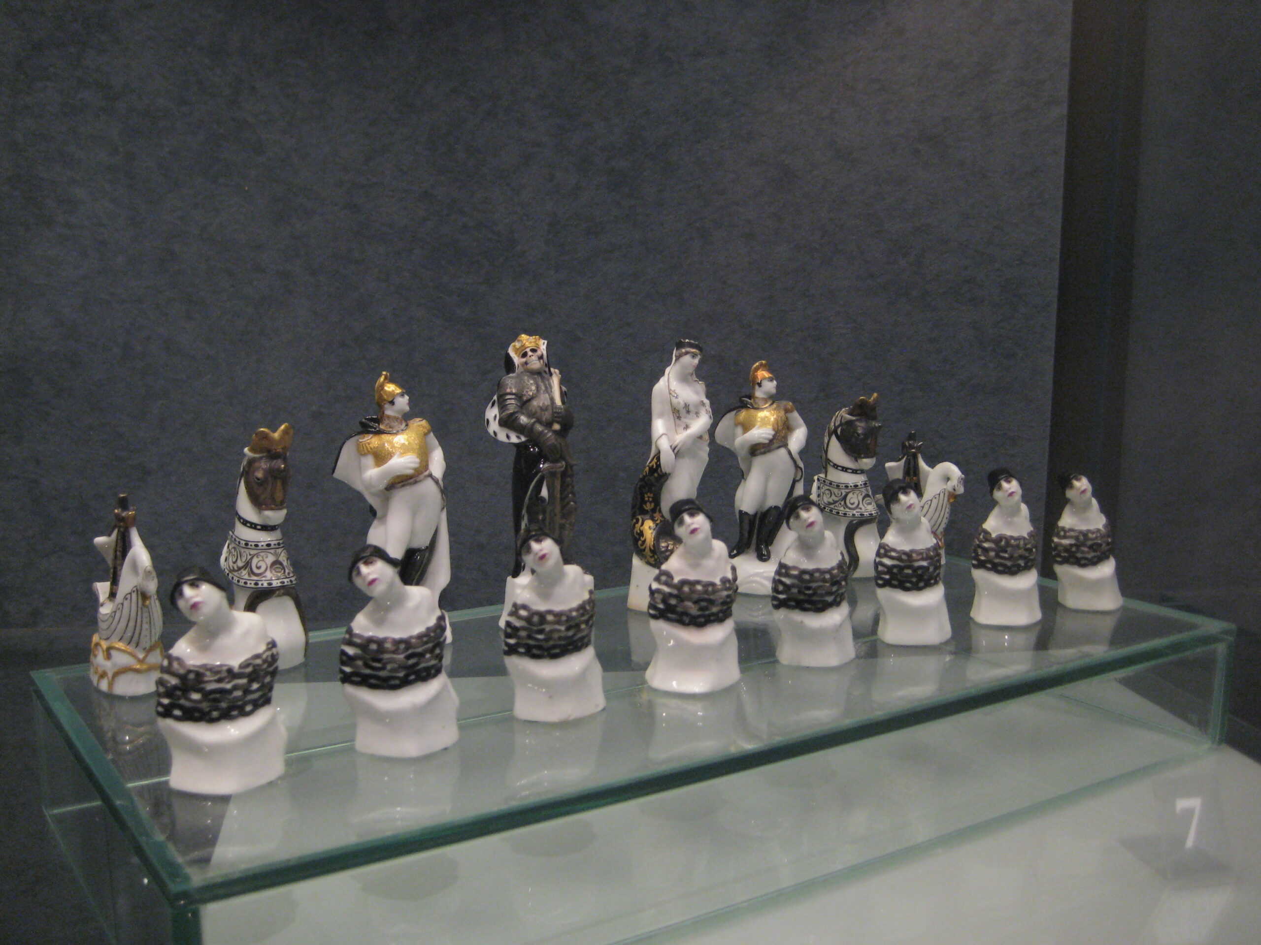 Soviet Porcelain Chess Set