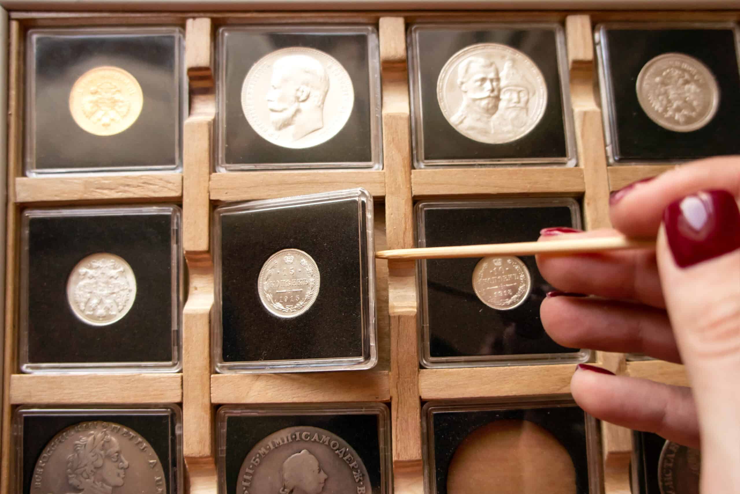 Store Coins in a Climate-Controlled Environment