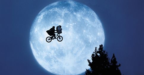 The Bicycle Flight in E.T. the Extra-Terrestrial (1982)