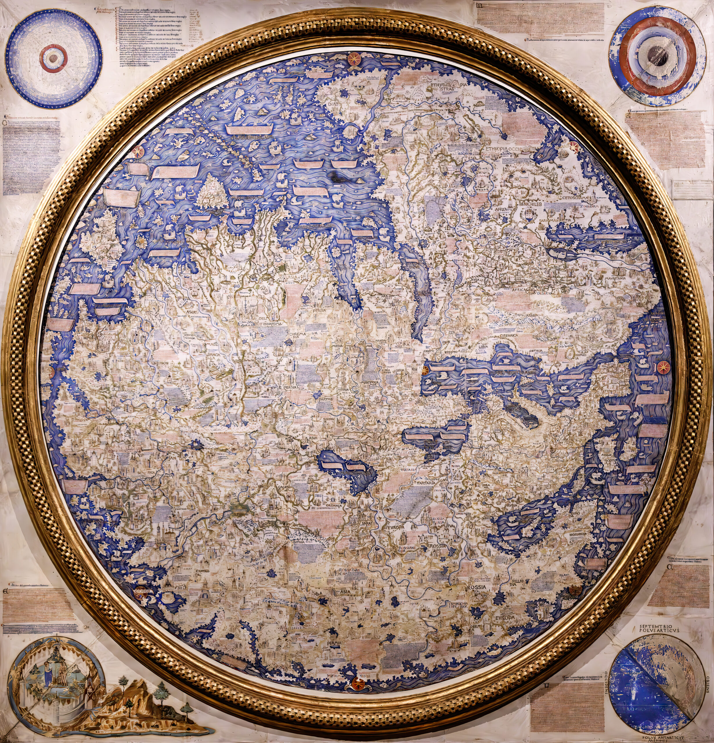 The Fra Mauro Map (c. 1450)