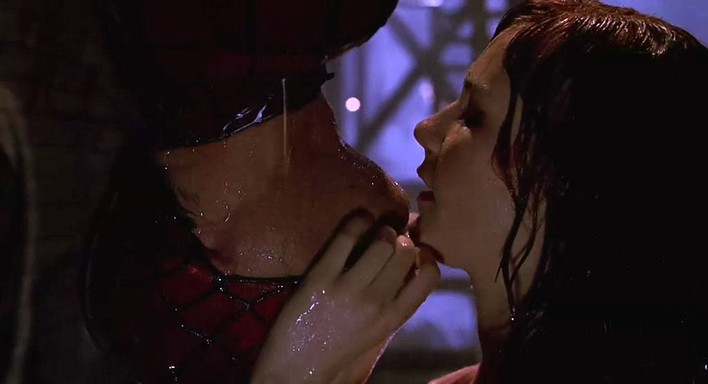 The Upside-Down Kiss in Spider-Man (2002)