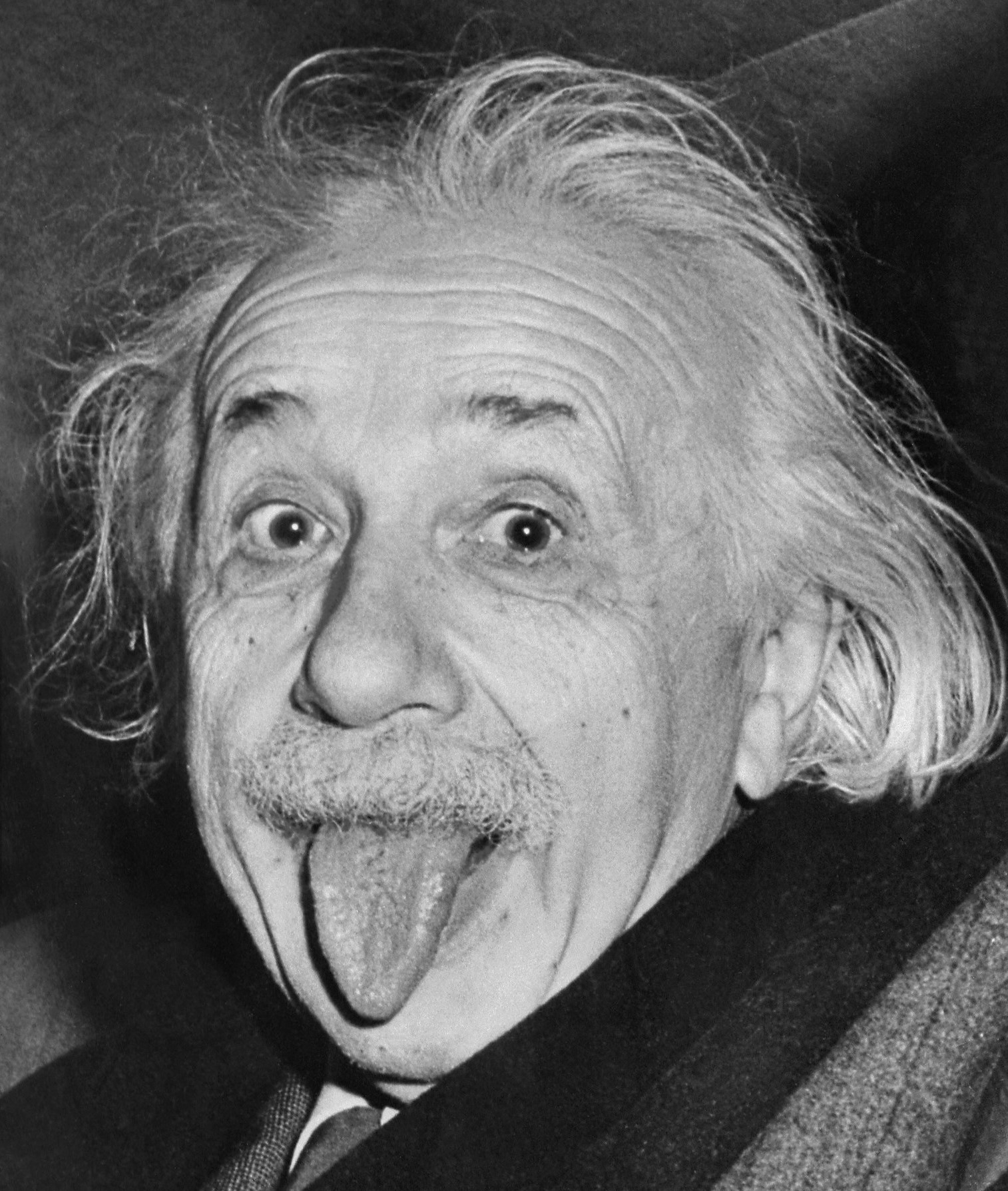 Albert Einstein Sticking Out His Tongue (1951)