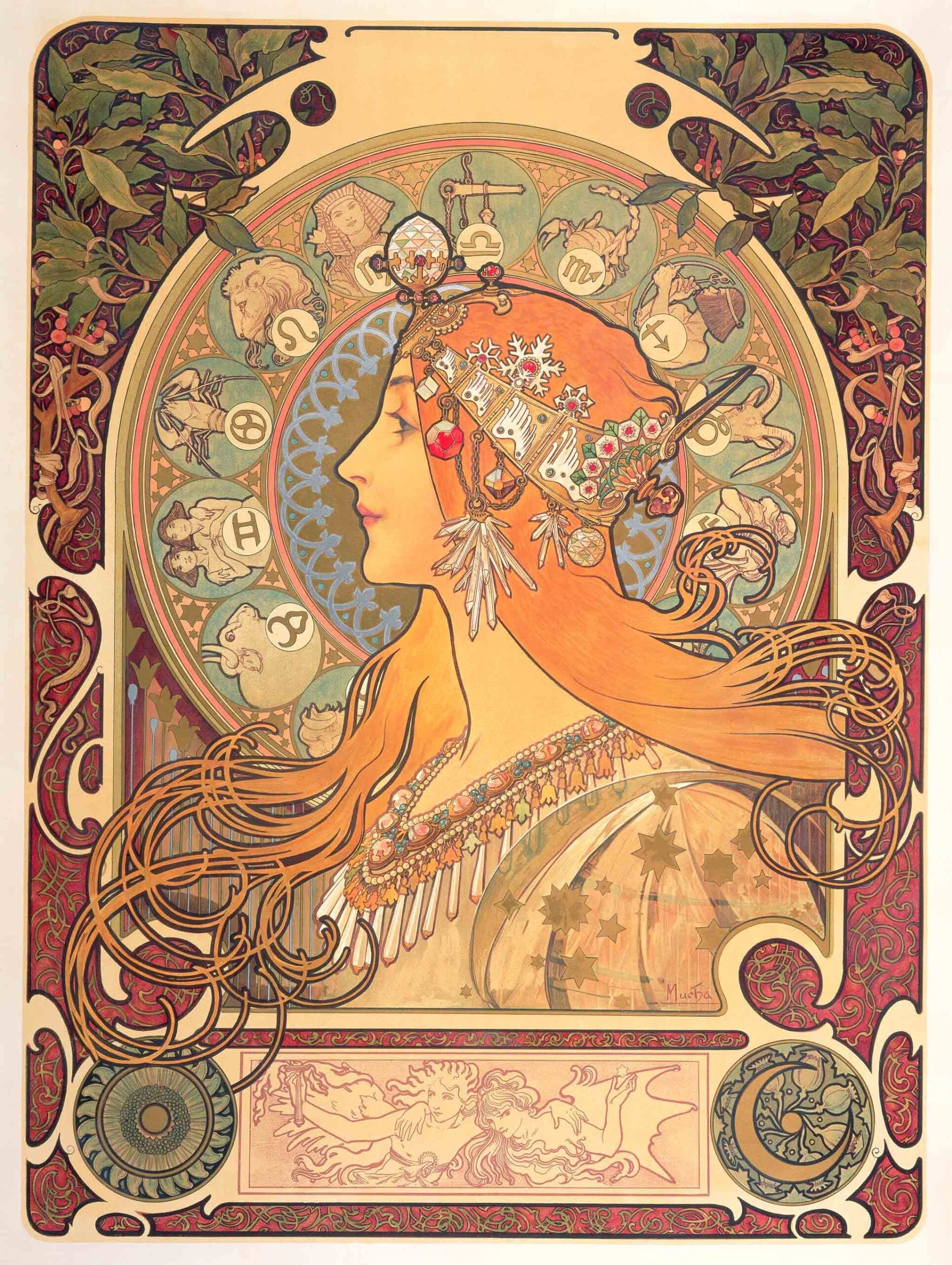 Alphonse Mucha Zodiac