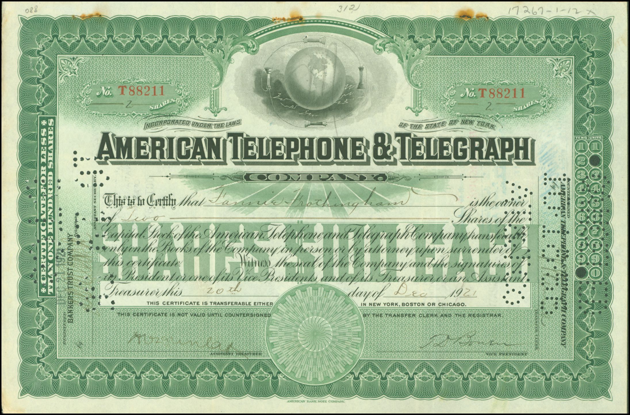 American Telephone & Telegraph Company (AT&T)