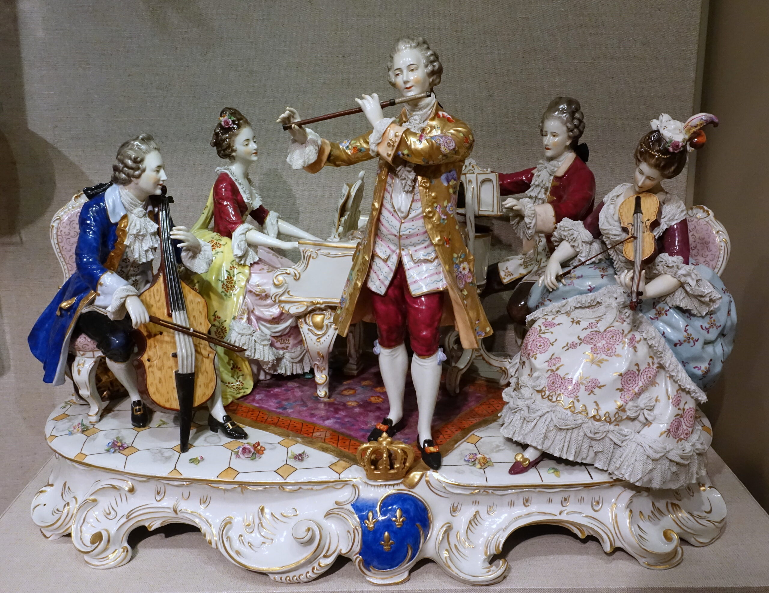 Capodimonte Porcelain “Musical Quartet” Figurines