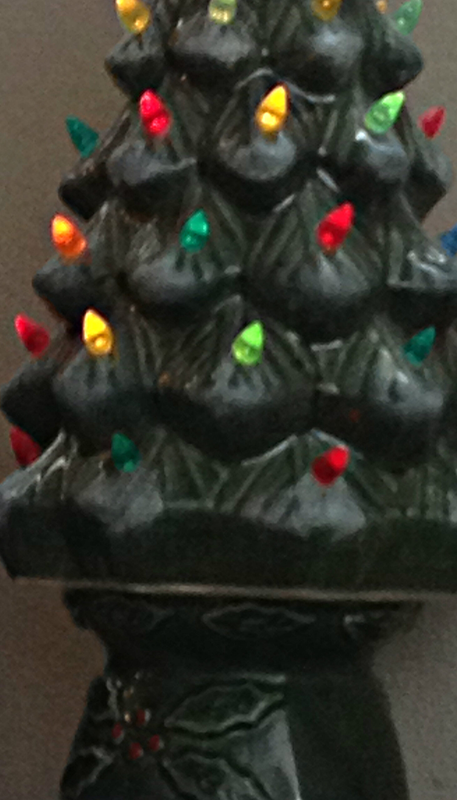 Ceramic Christmas Tree Lamps