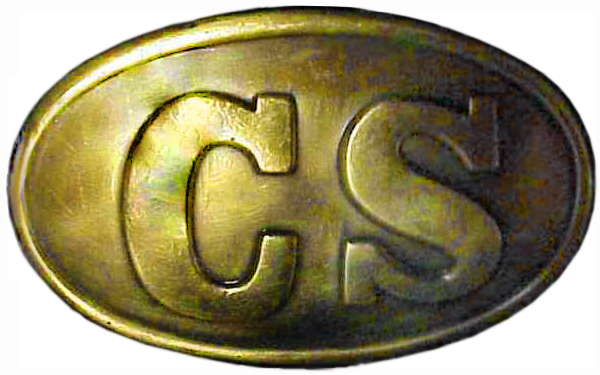 Civil War Confederate Belt Buckle