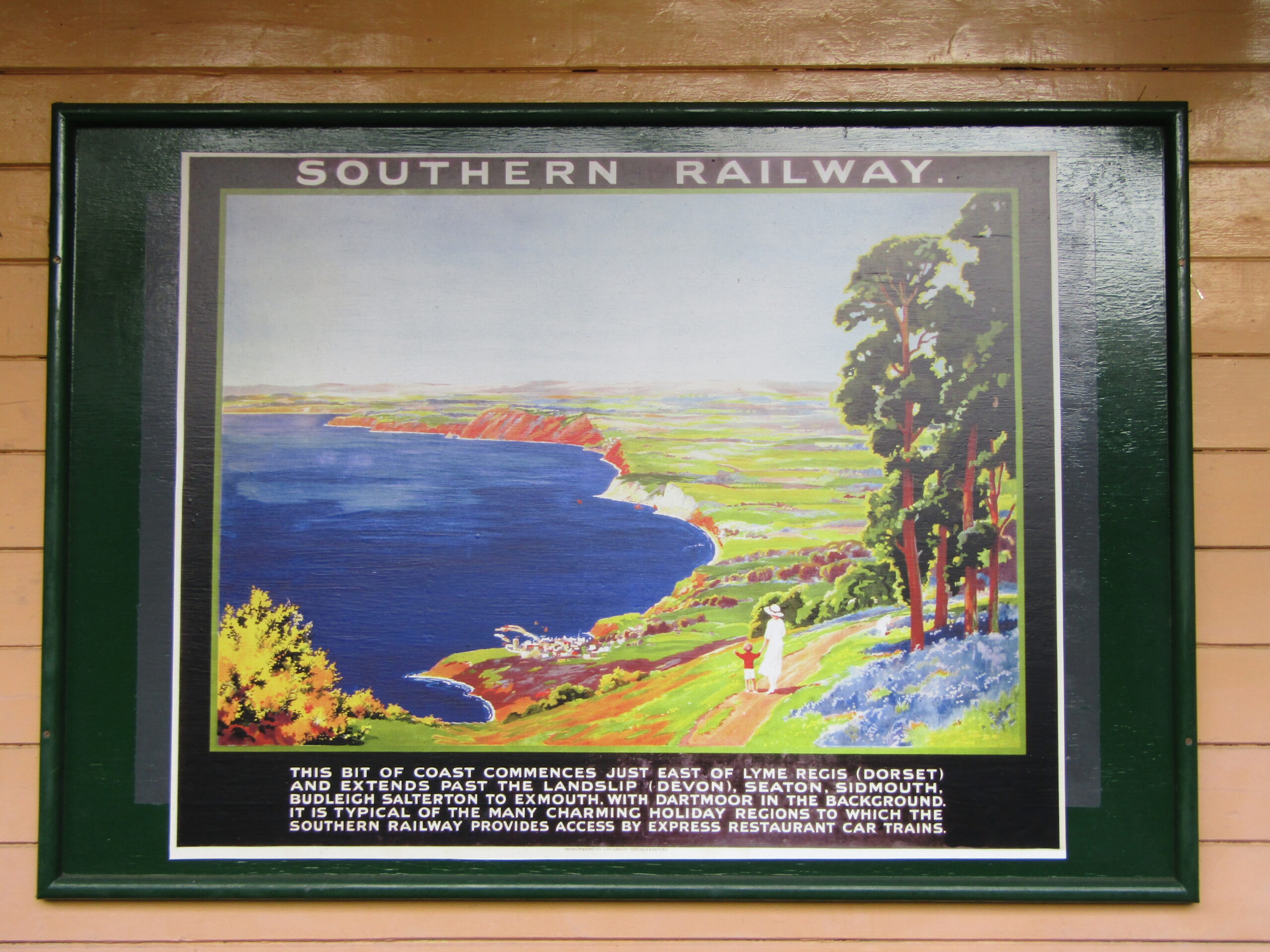 Dorset & Devon Coast - Southern Railway Vintage Travel Poster (1923)