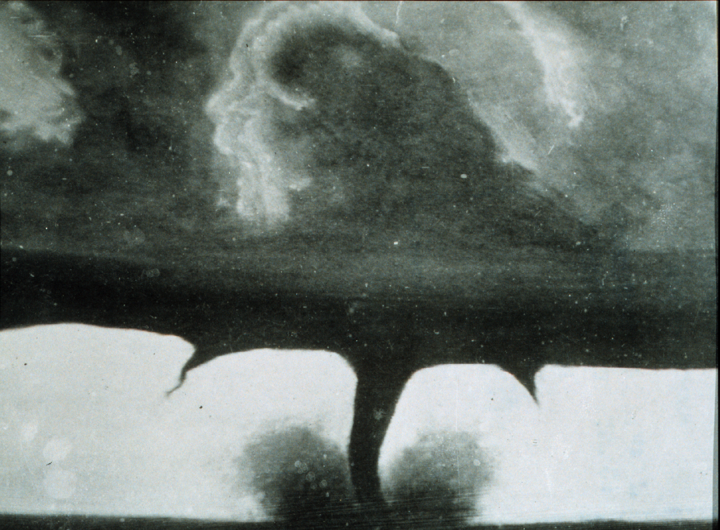 First Photograph of a Tornado (1884)