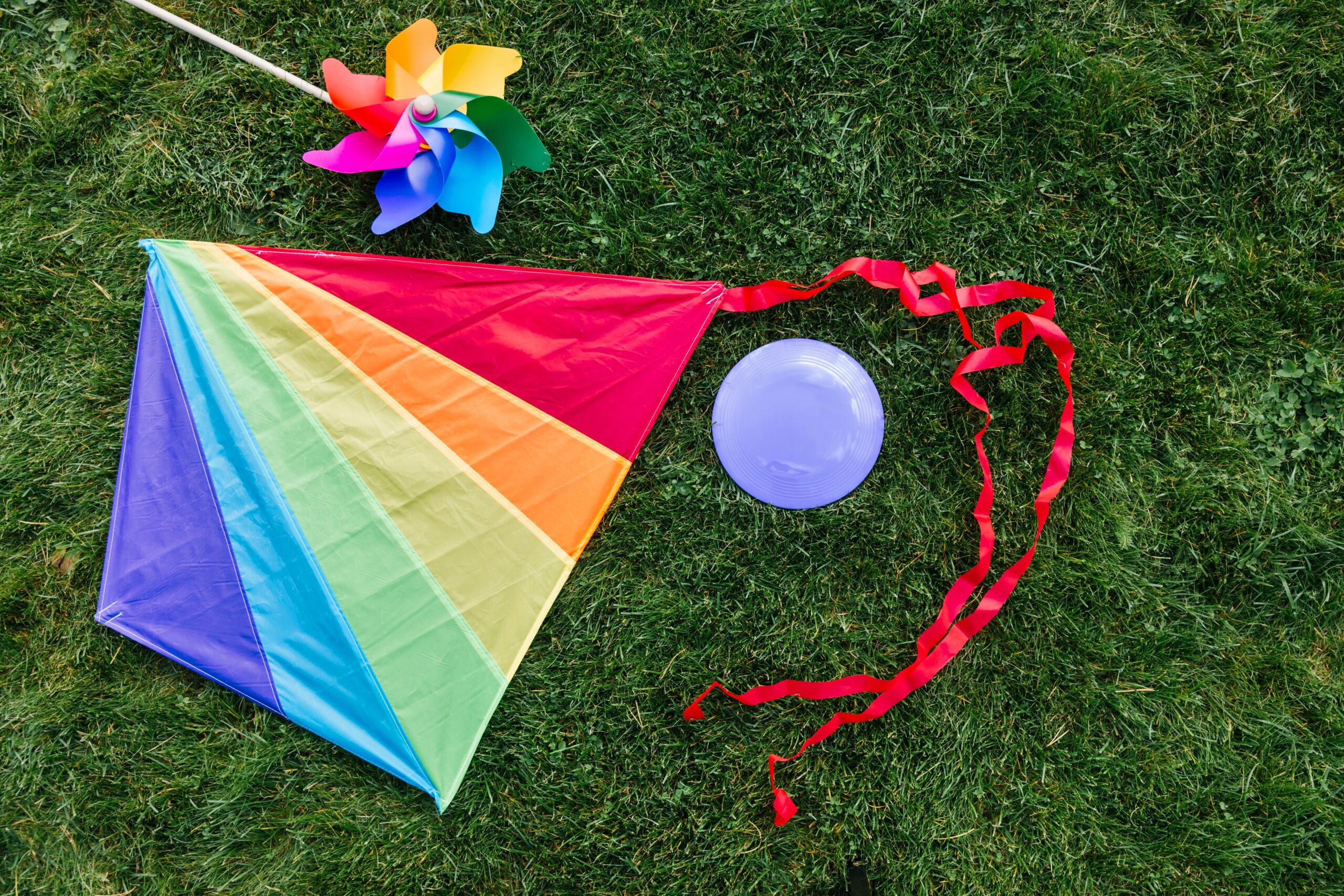 Flying a kite in Victoria, Australia