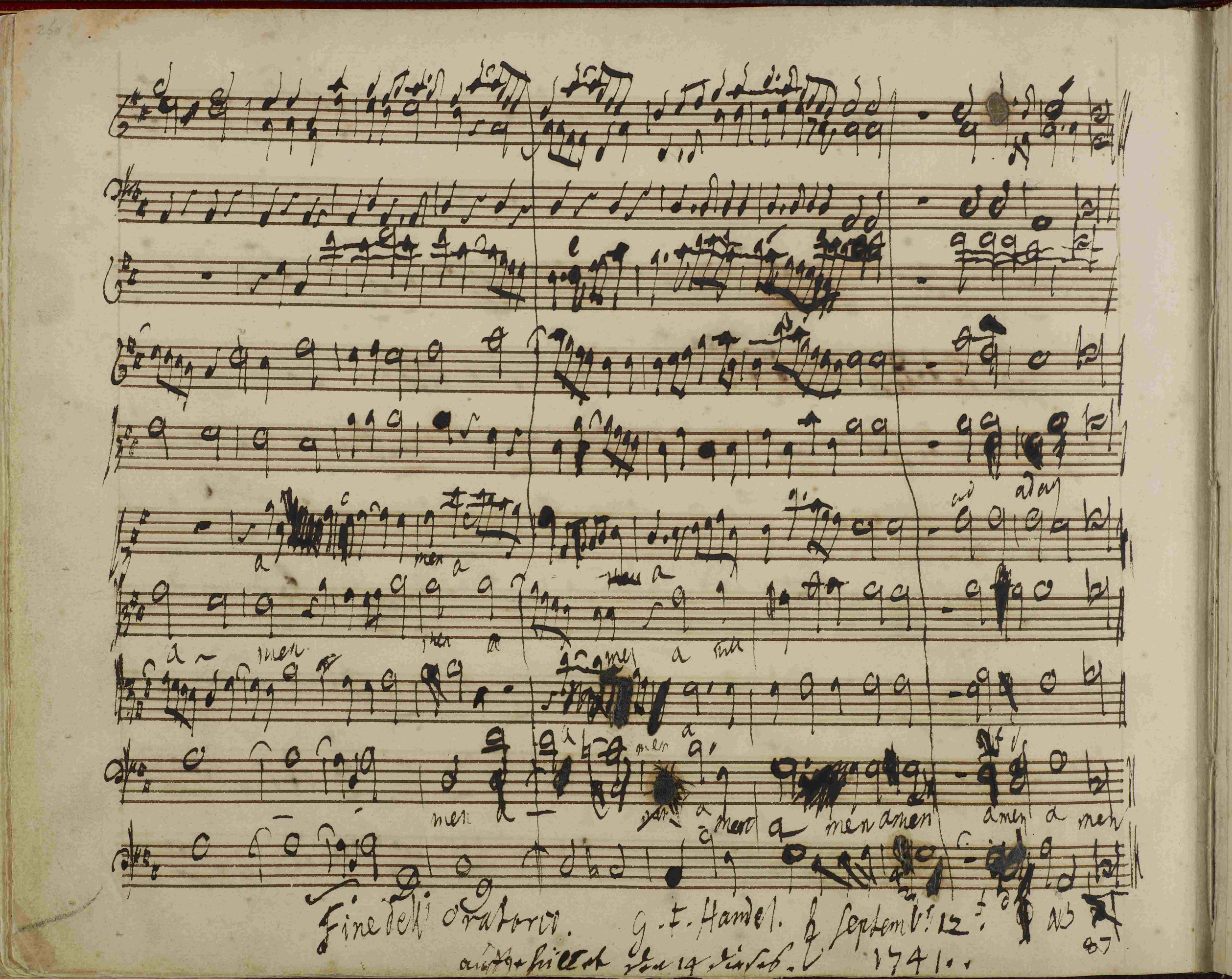 George Frideric Handel – Messiah (Manuscript)