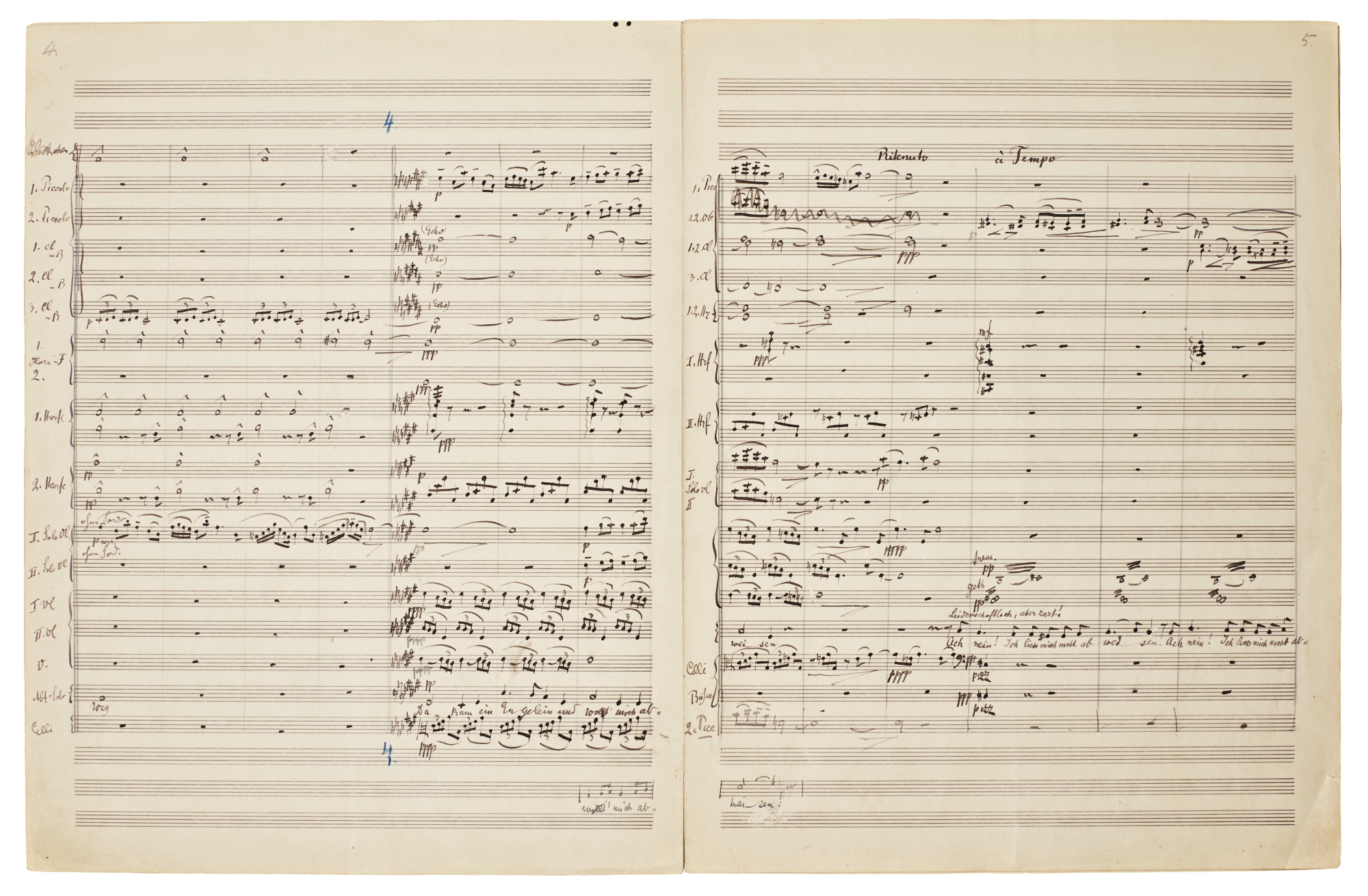 Gustav Mahler – Symphony No. 2 (Manuscript)