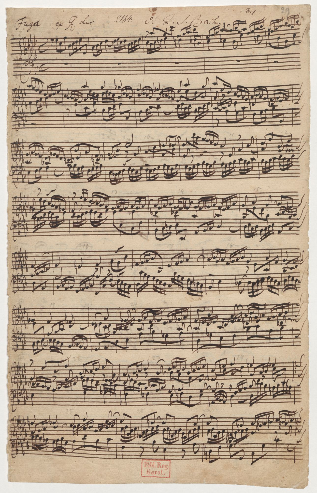 Johann Sebastian Bach – The Well-Tempered Clavier (Manuscript)