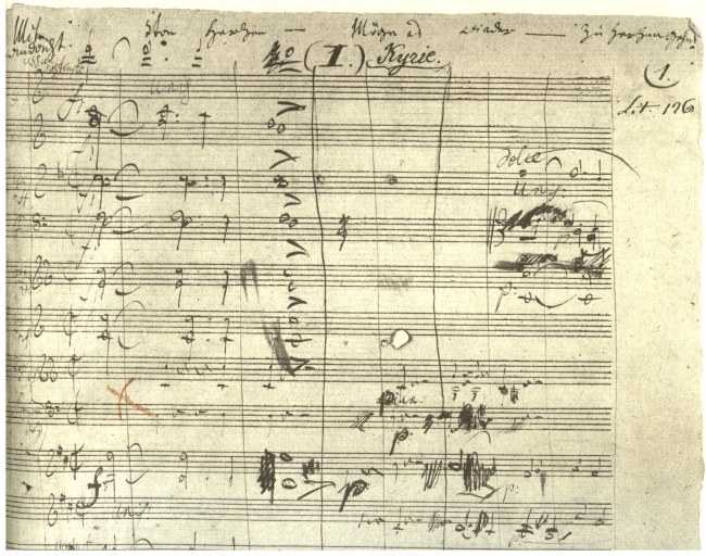 Ludwig van Beethoven – Missa Solemnis (Manuscript)