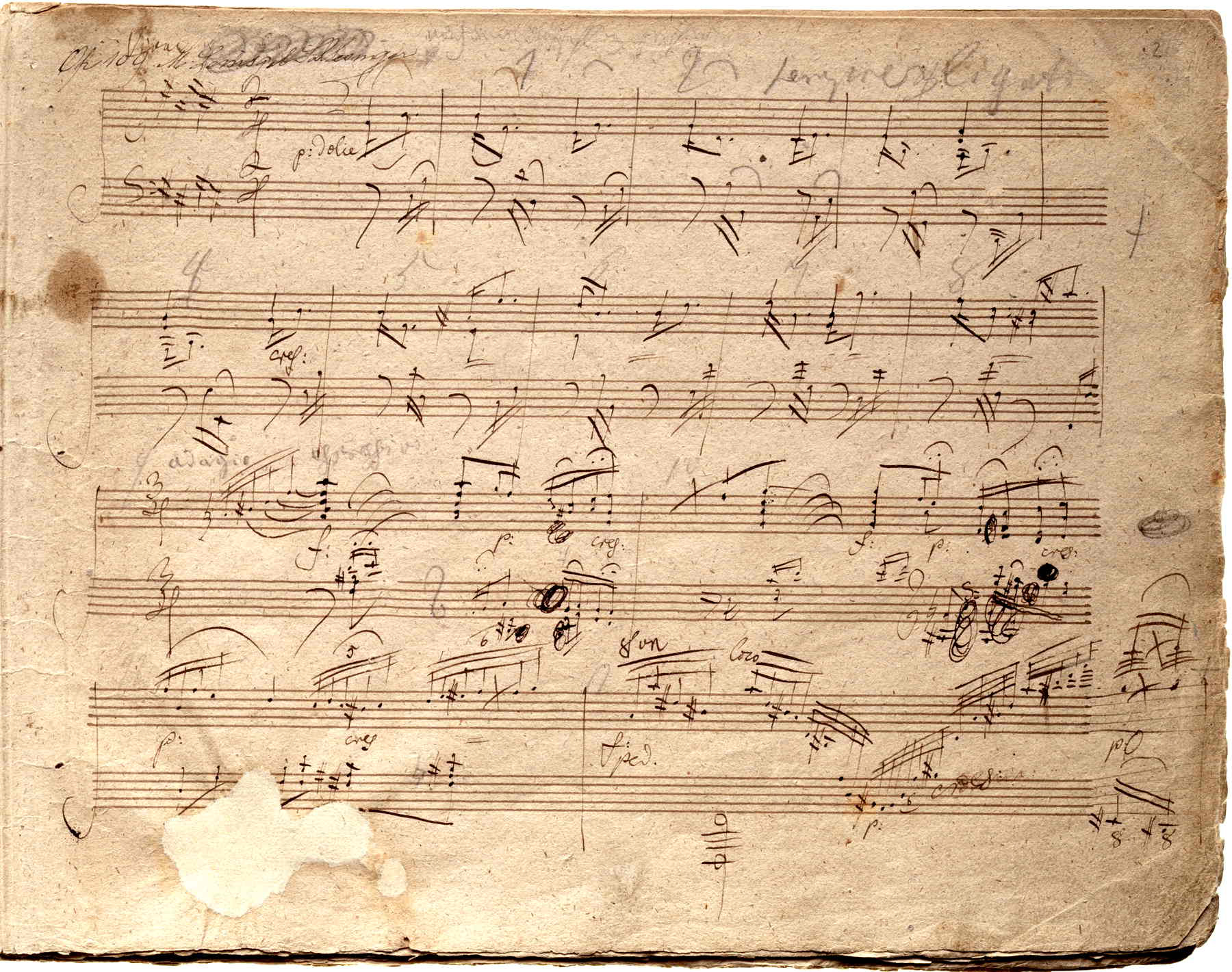 Ludwig van Beethoven – Piano Sonata No. 30 (Manuscript)