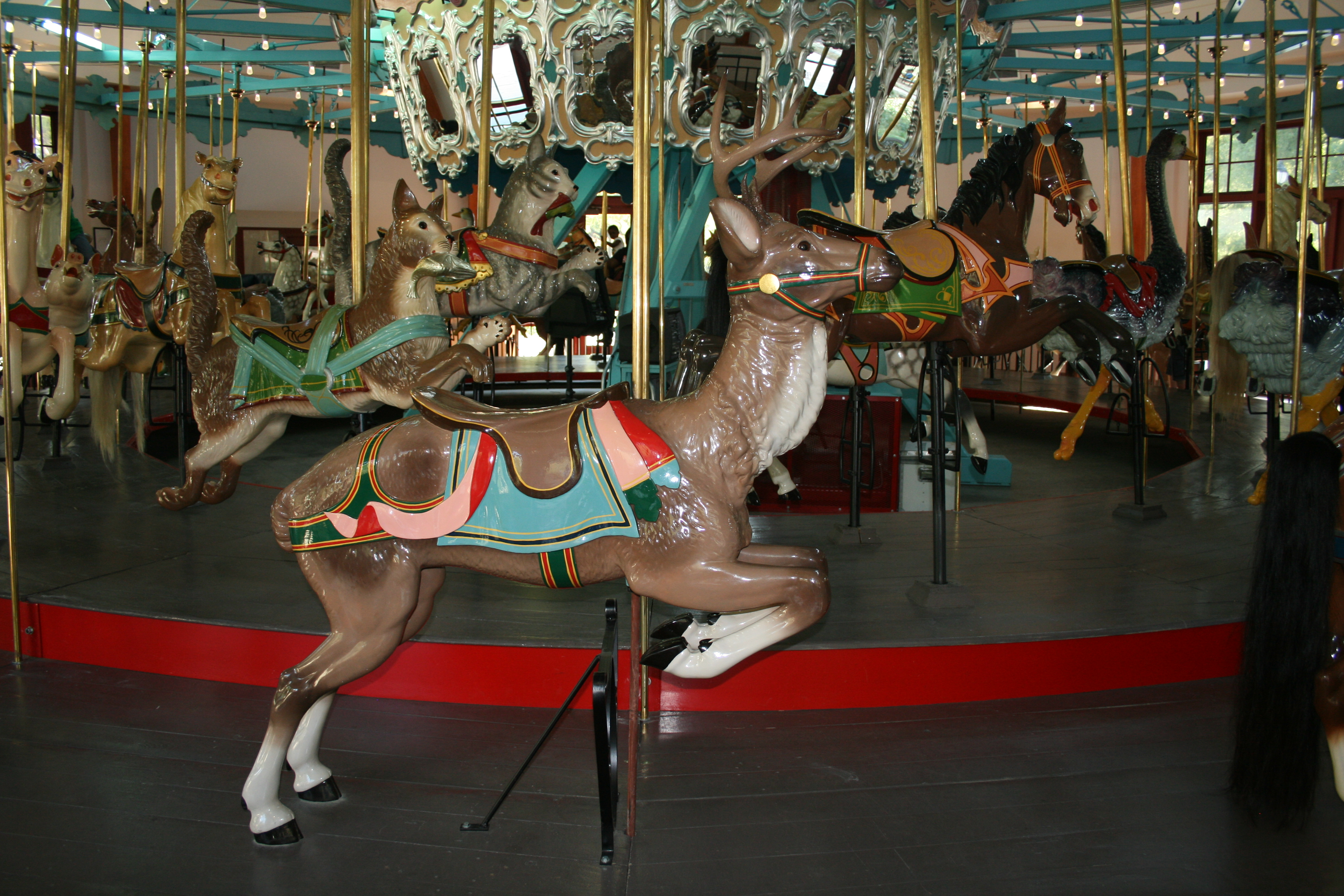 Original Carousel Horses from Various Parks