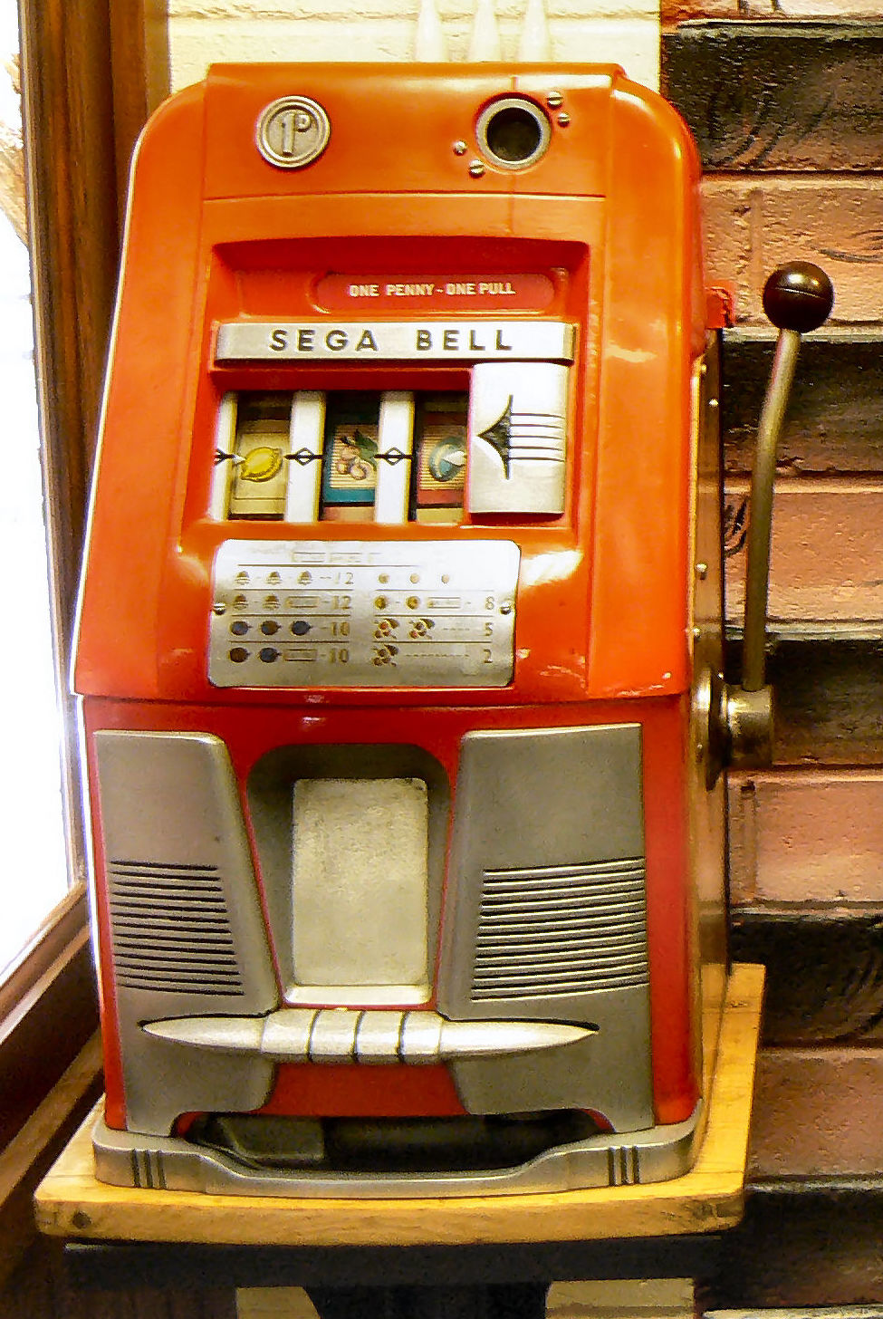 Sega Bell One-Armed Bandit Slot Machine