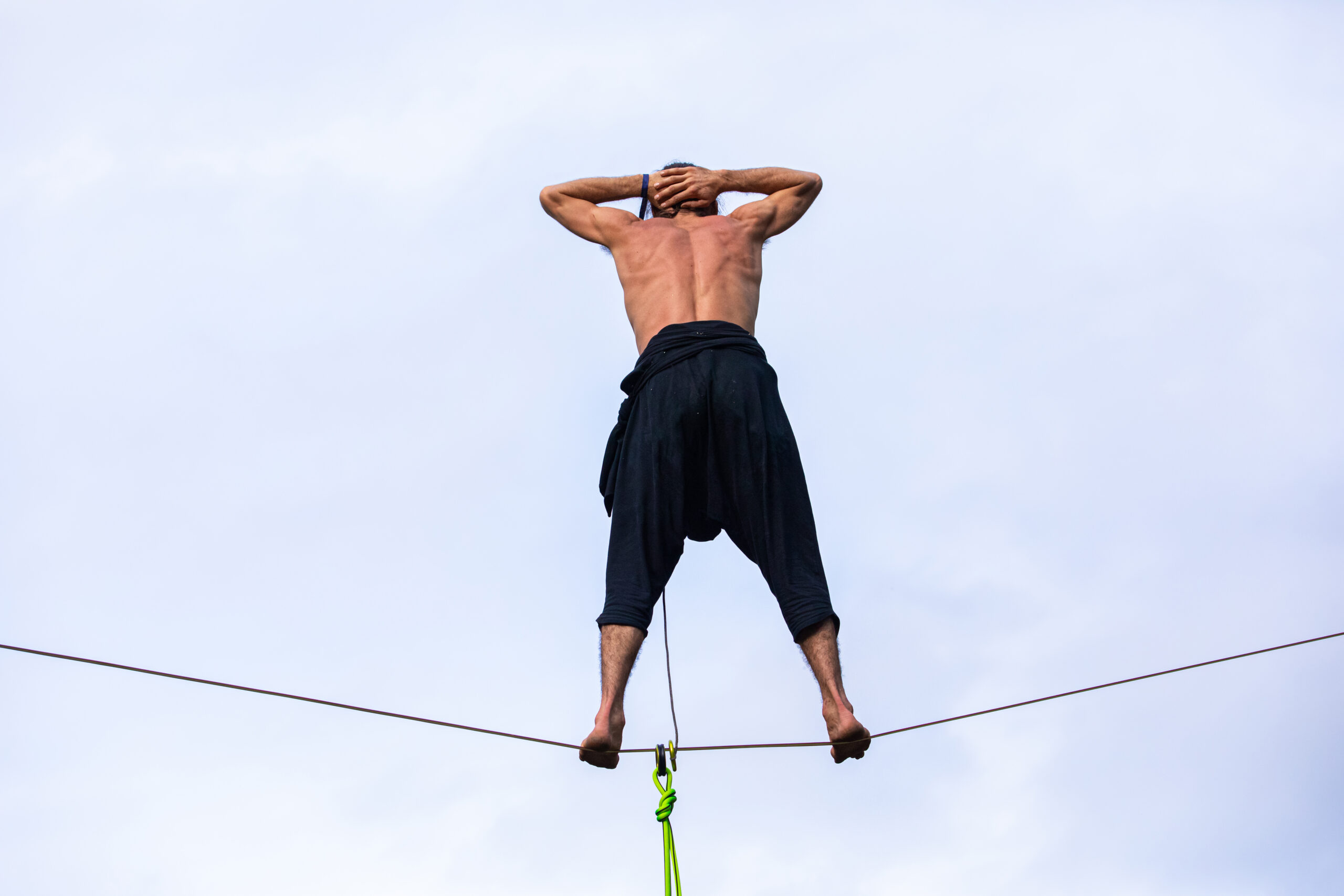 Slacklining for Core Stability