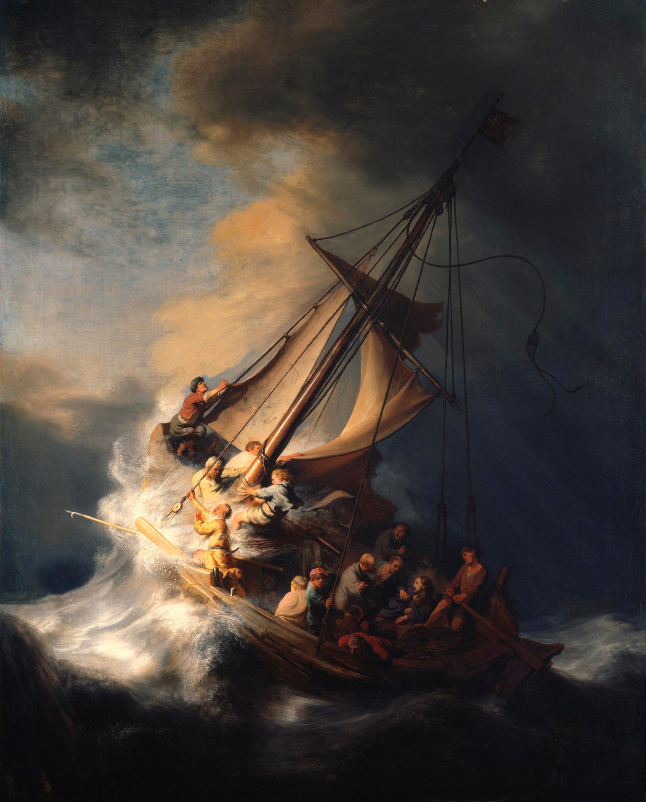 Storm on the Sea of Galilee by Rembrandt