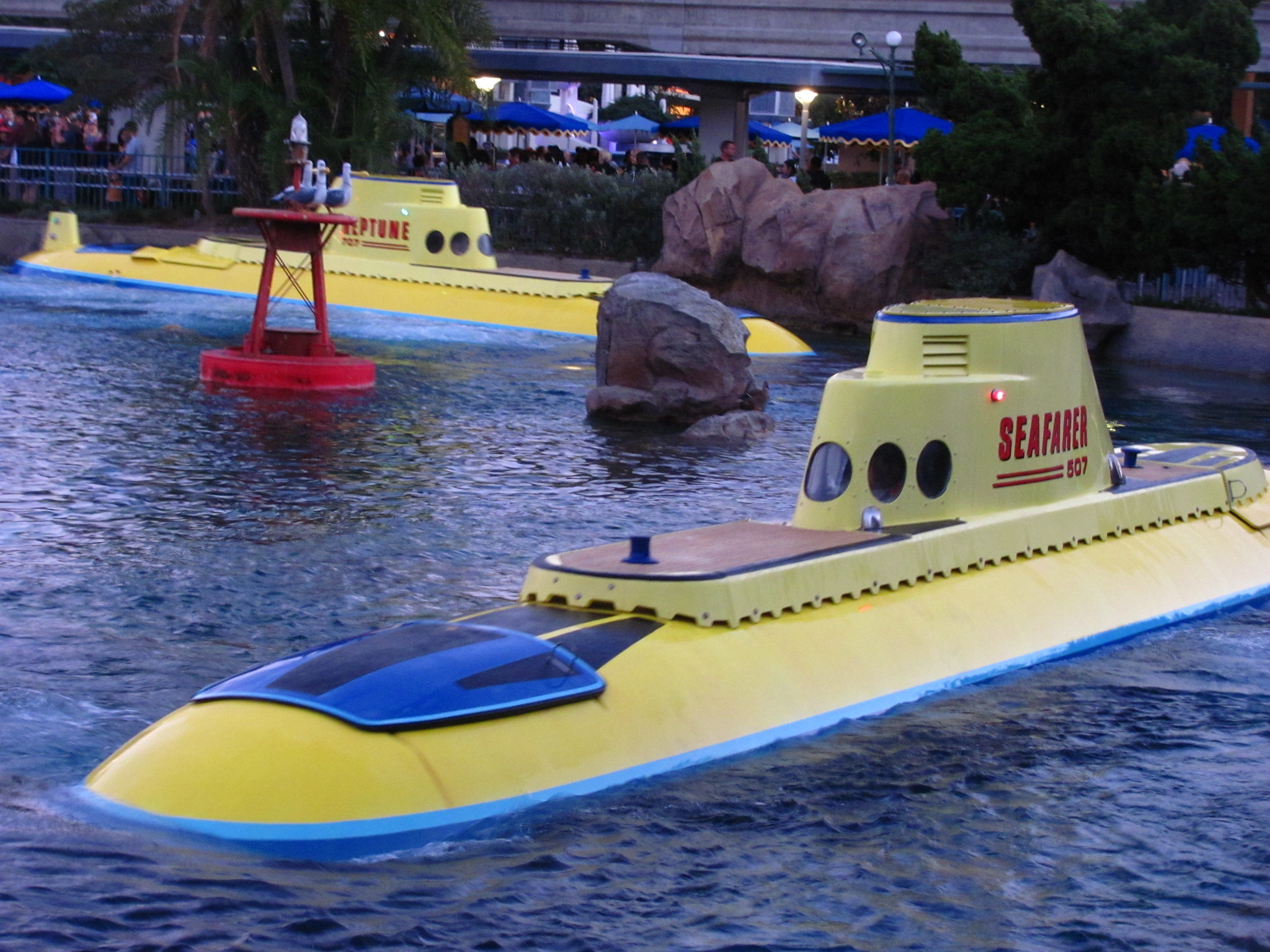 Submarine Voyage Vehicles from Disneyland