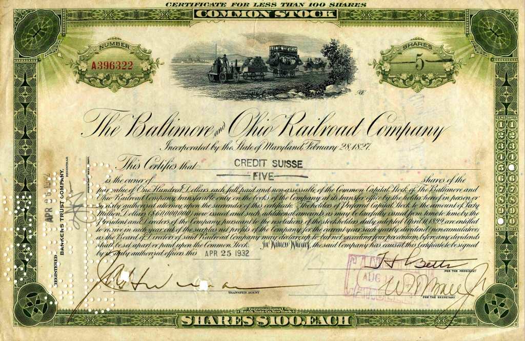 The Baltimore and Ohio Railroad Company