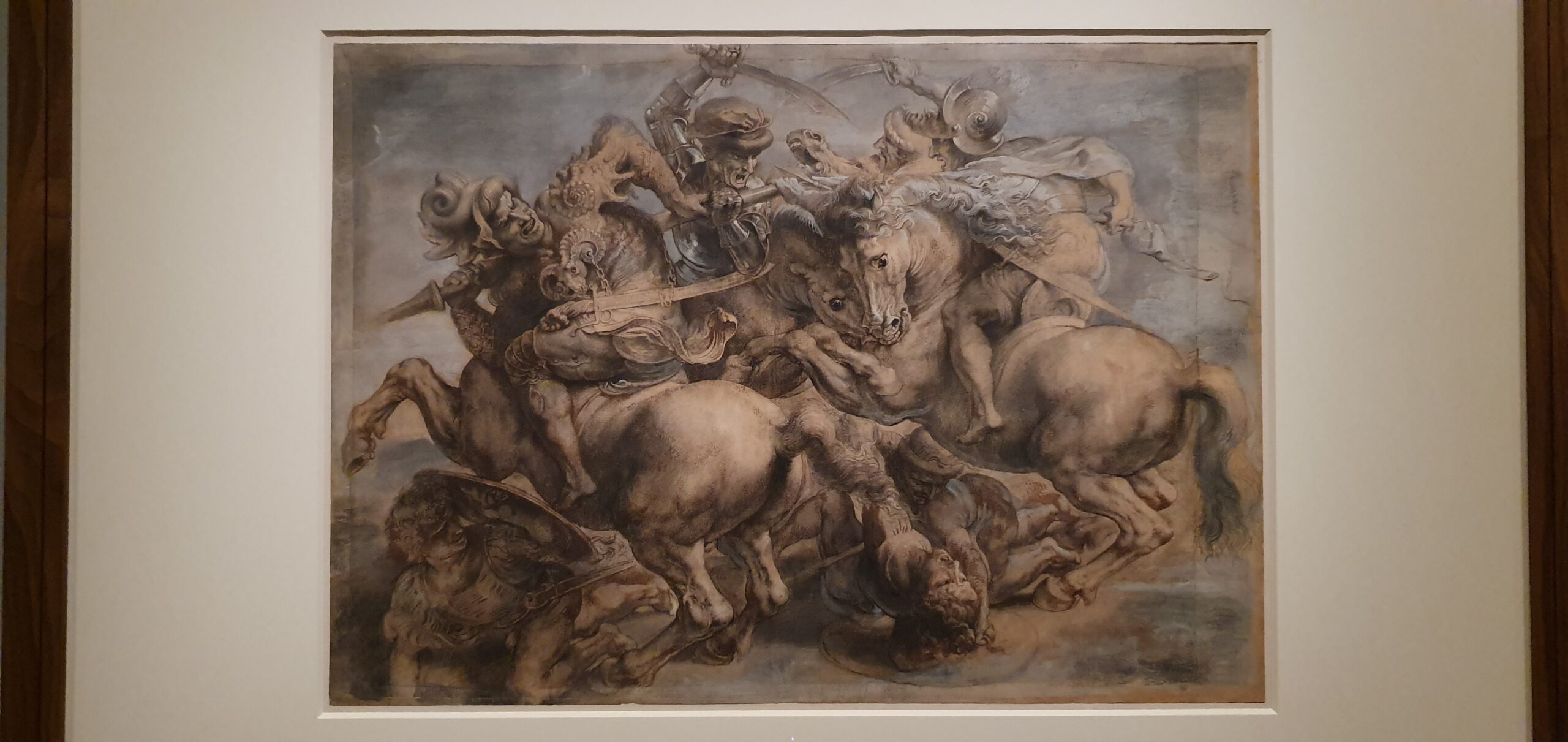 The Battle of Anghiari by Leonardo da Vinci