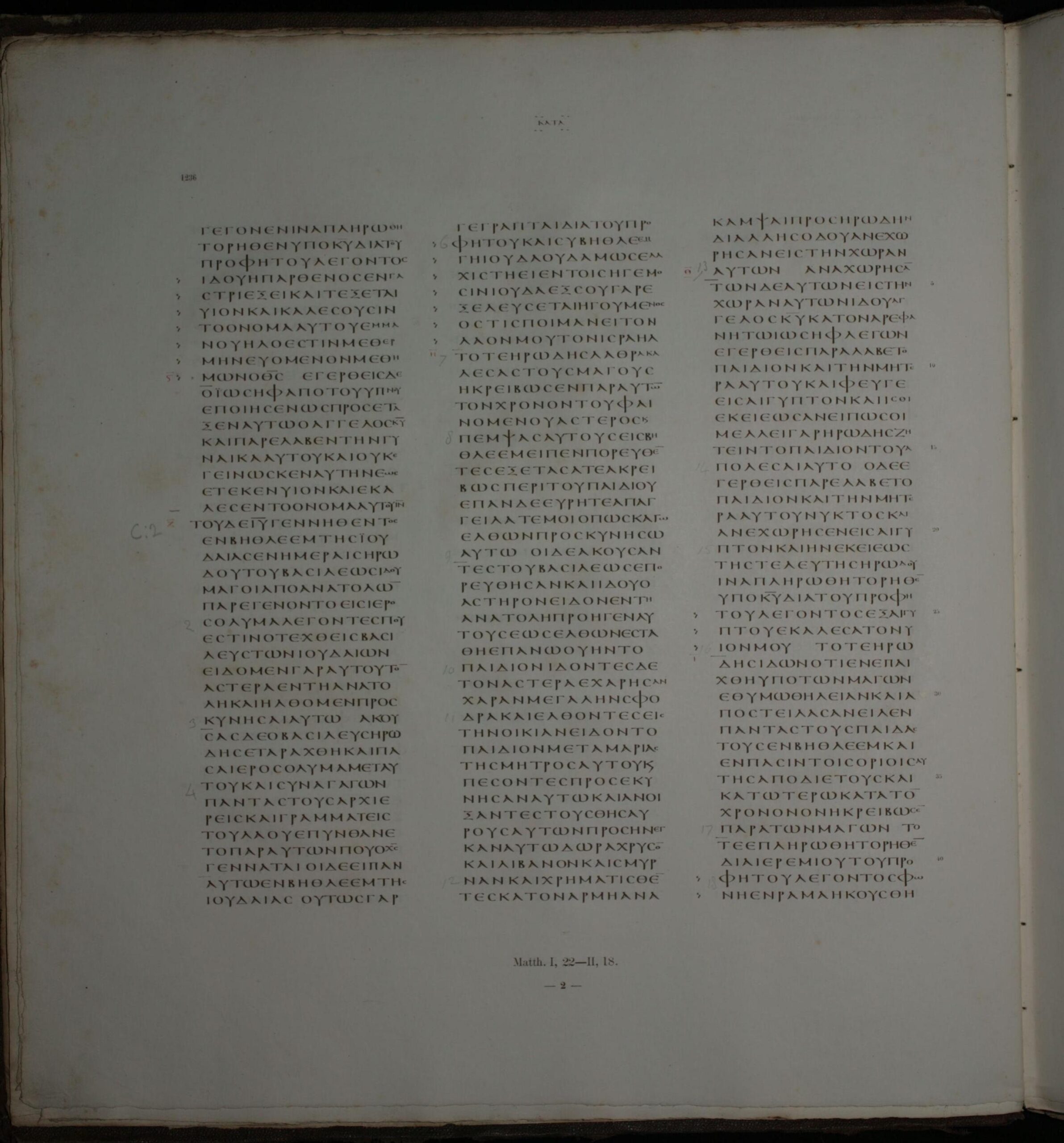 The Codex Vaticanus