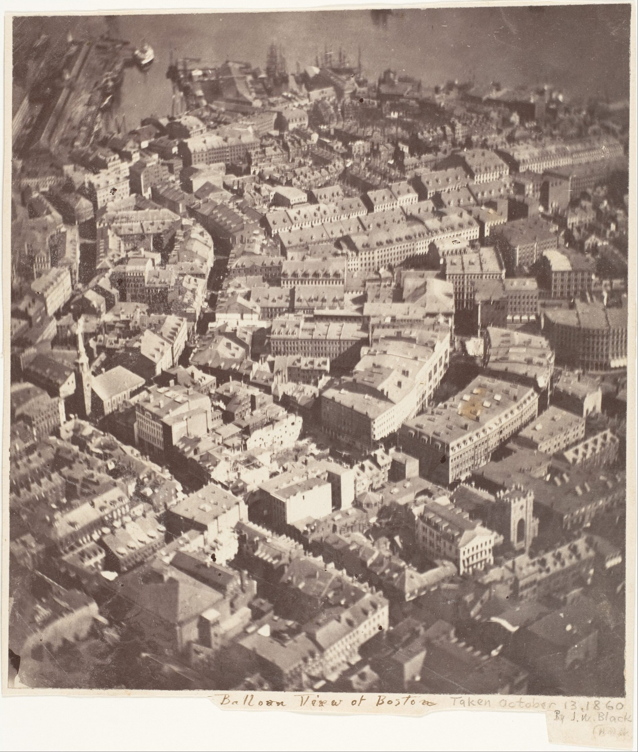 The First Aerial Photograph (Boston, 1860)