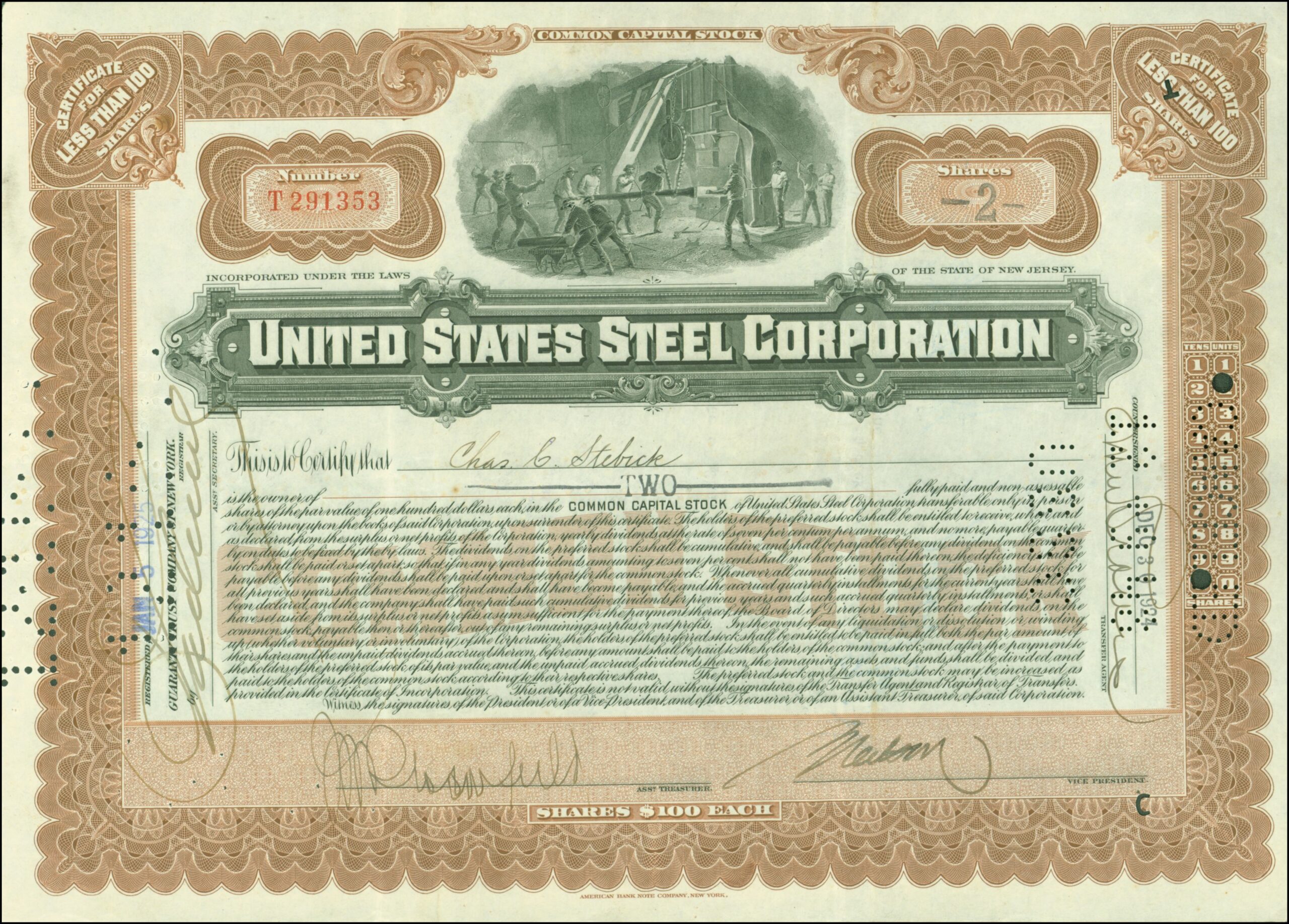 The United States Steel Corporation