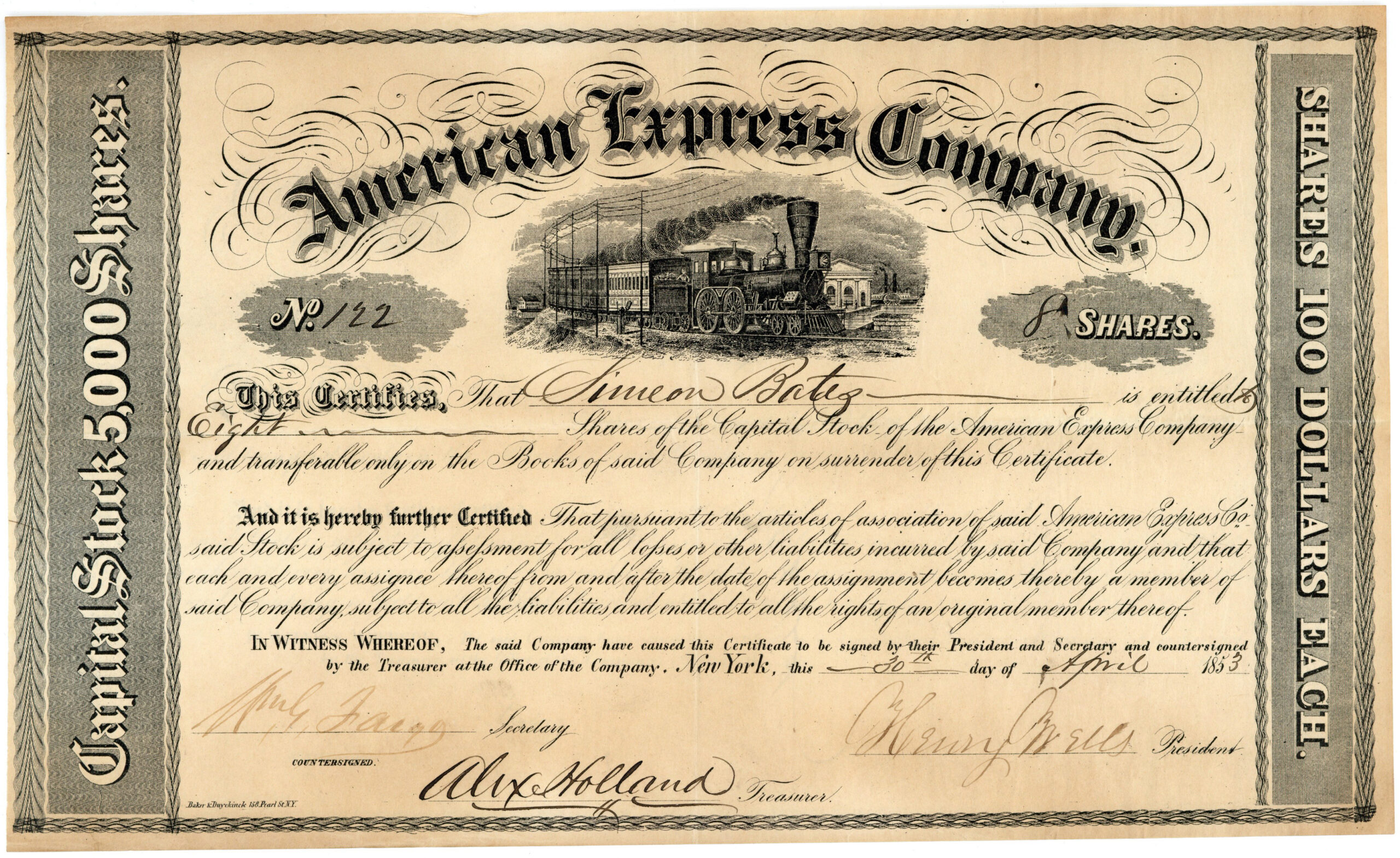 The Wells Fargo Express Company