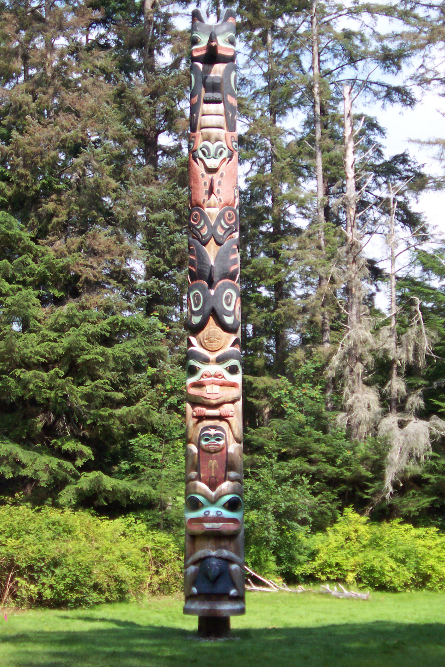 Totem Pole Carving (Tlingit, Pacific Northwest)