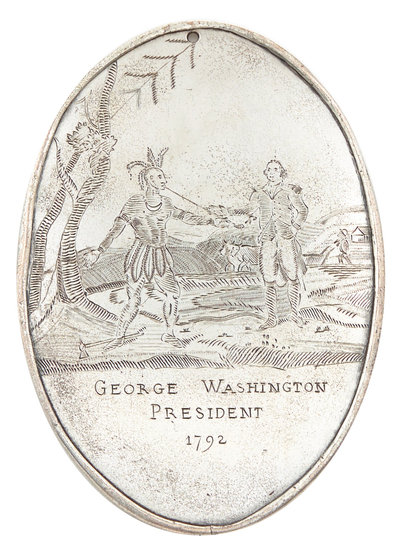 U.S. George Washington Indian Peace Medallion