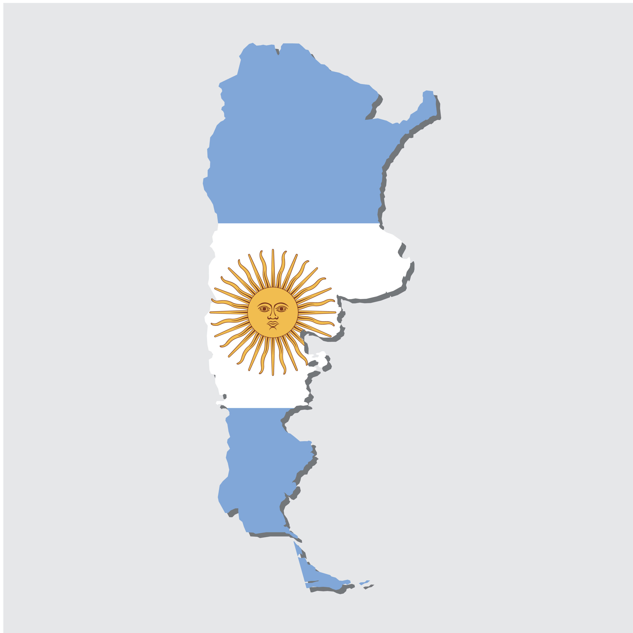 Argentina map