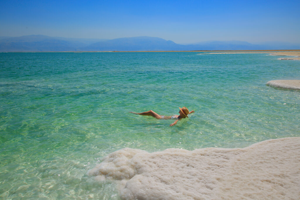 Dead Sea, Jordan/Israel (Extremely Salty, Floating Effect)