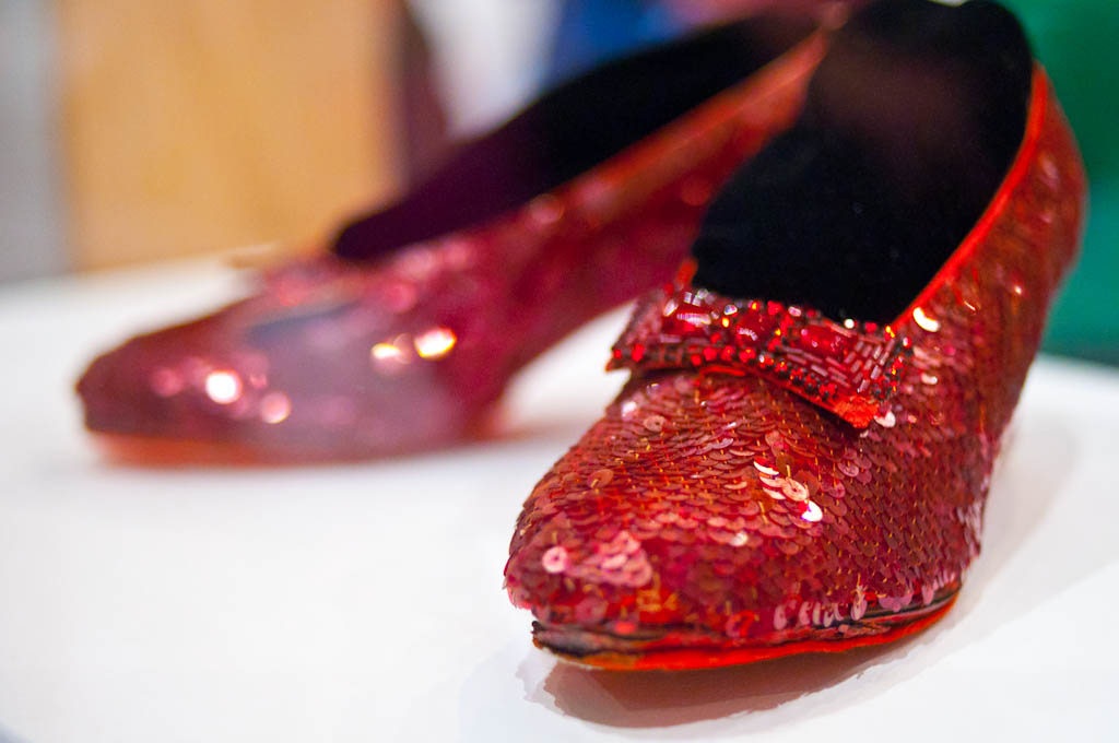 Dorothy’s Ruby Slippers from The Wizard of Oz (1939)